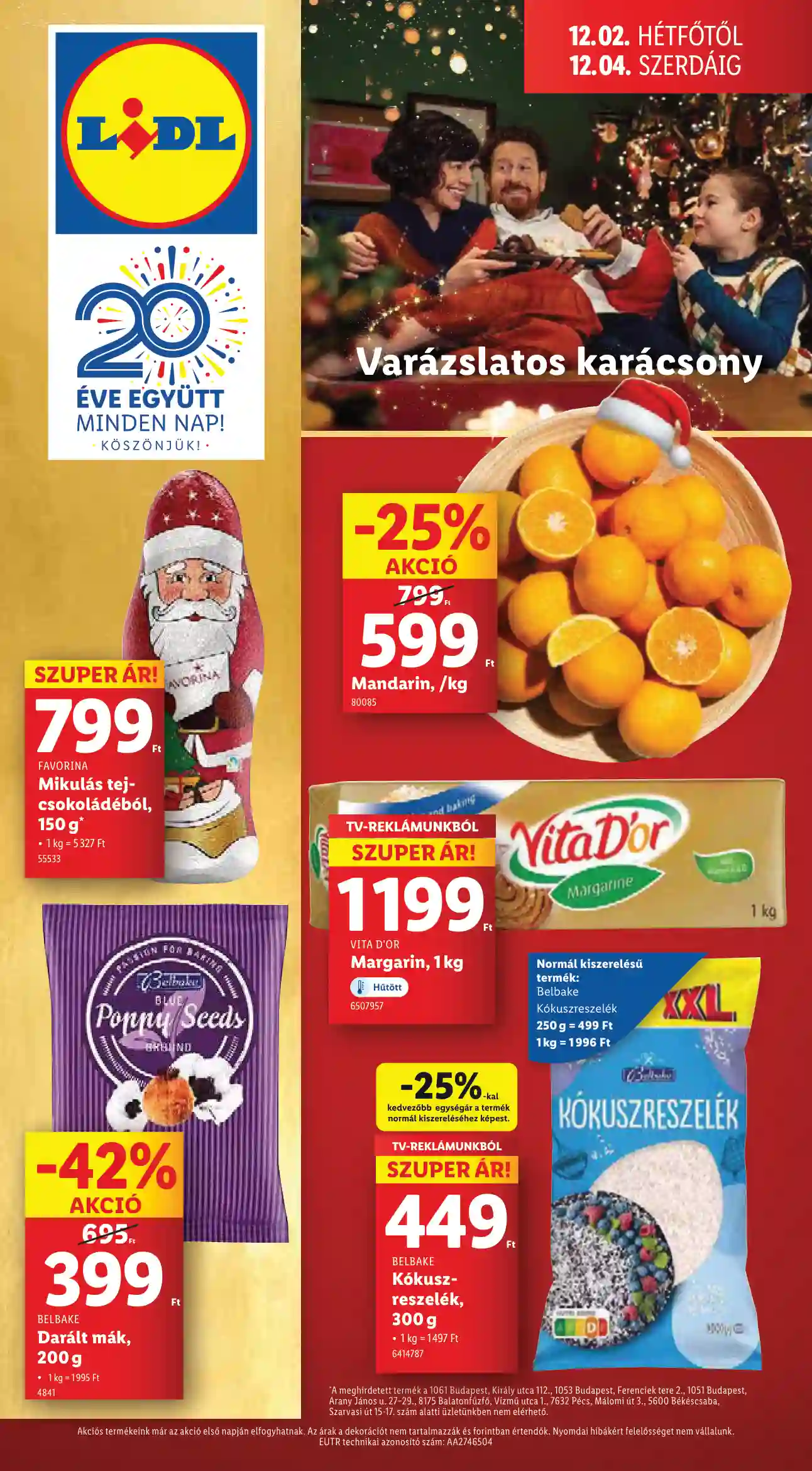 Lidl akciós újság 48. hét (Érvényes 11.28-tól) (70 oldal)