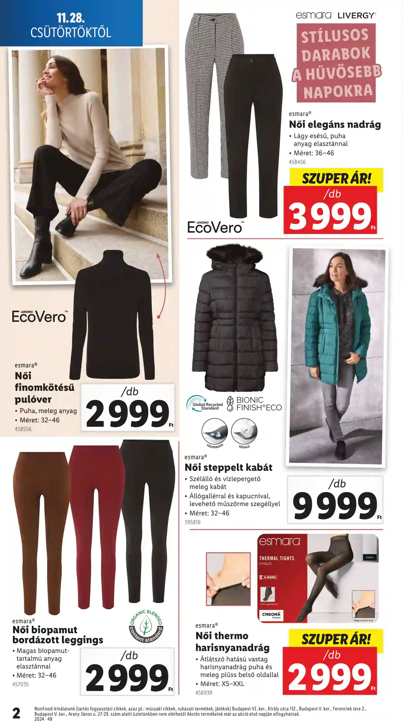 Lidl akciós újság 48. hét (Érvényes 11.28-tól) (2 oldal)