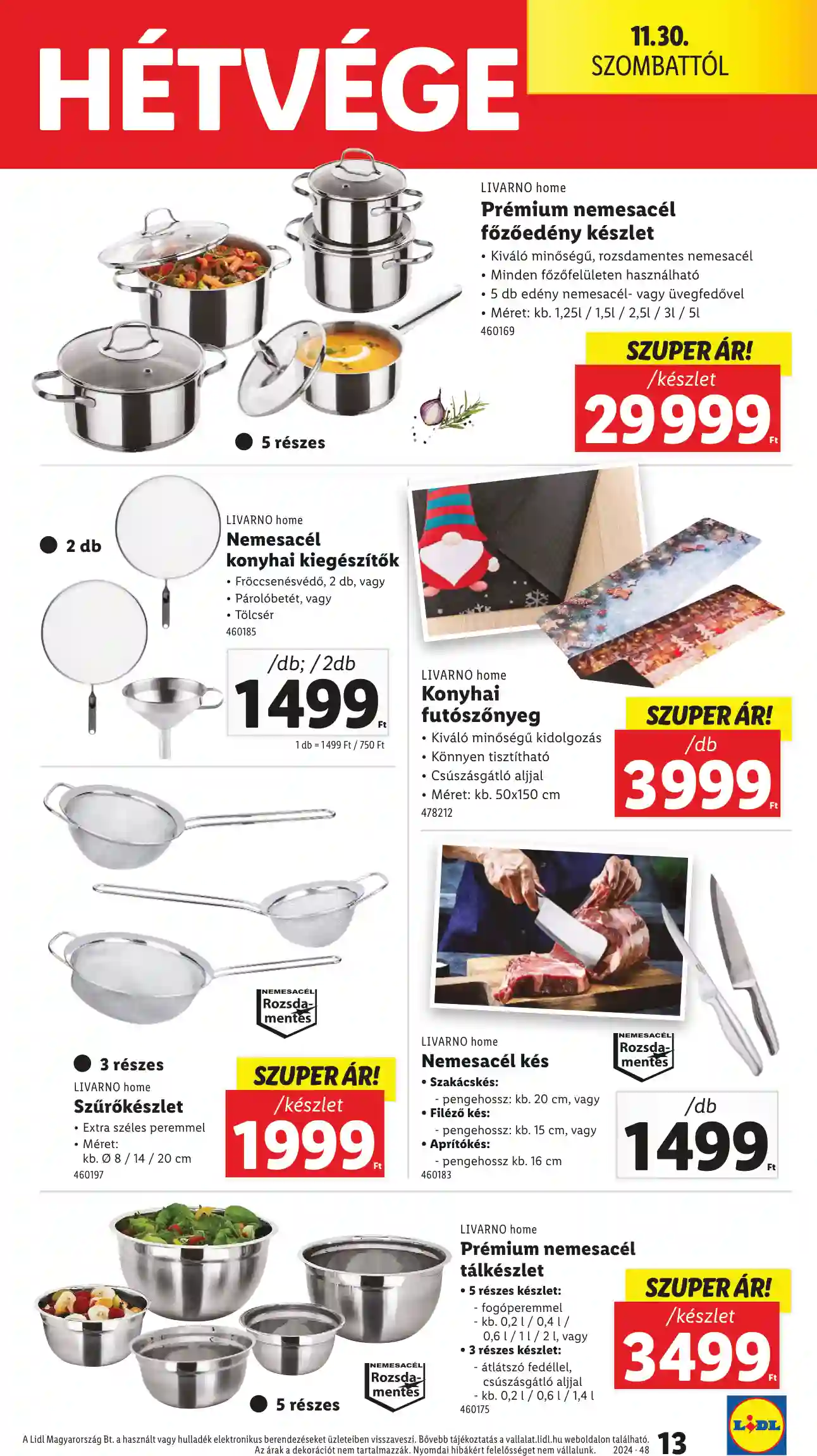 Lidl akciós újság 48. hét (Érvényes 11.28-tól) (5 oldal)
