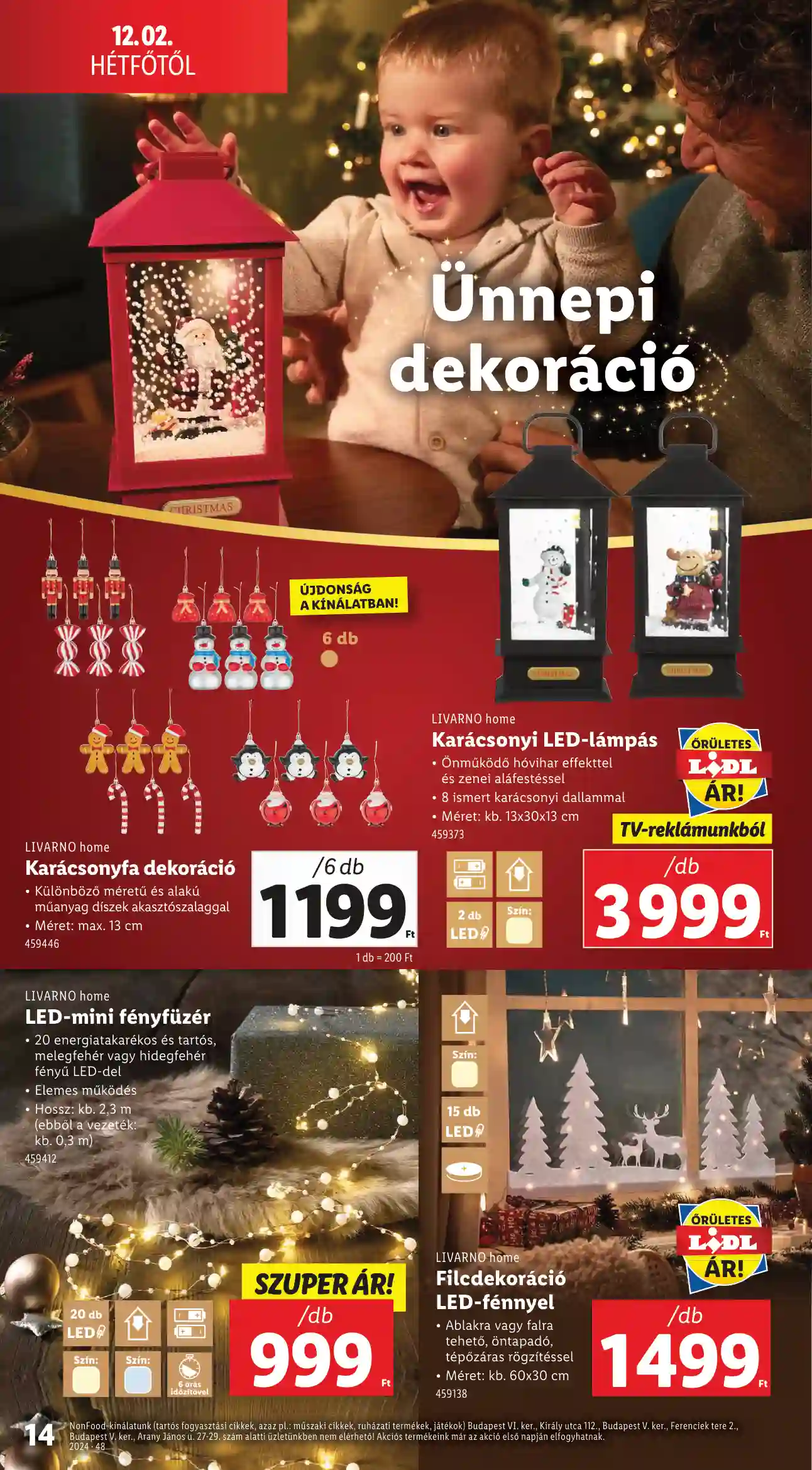 Lidl akciós újság 48. hét (Érvényes 11.28-tól) (6 oldal)