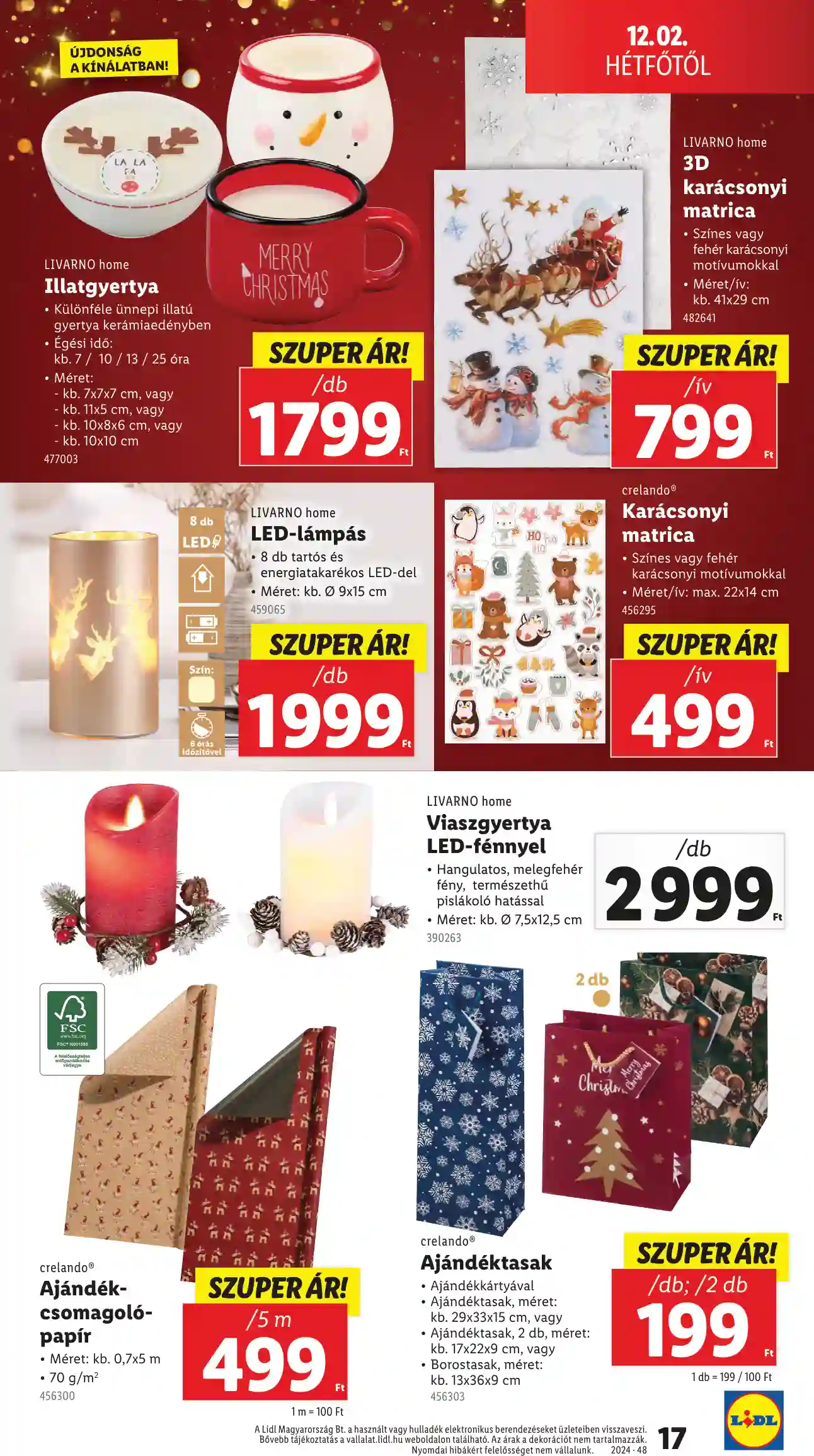 Lidl akciós újság 48. hét (Érvényes 11.28-tól) (9 oldal)