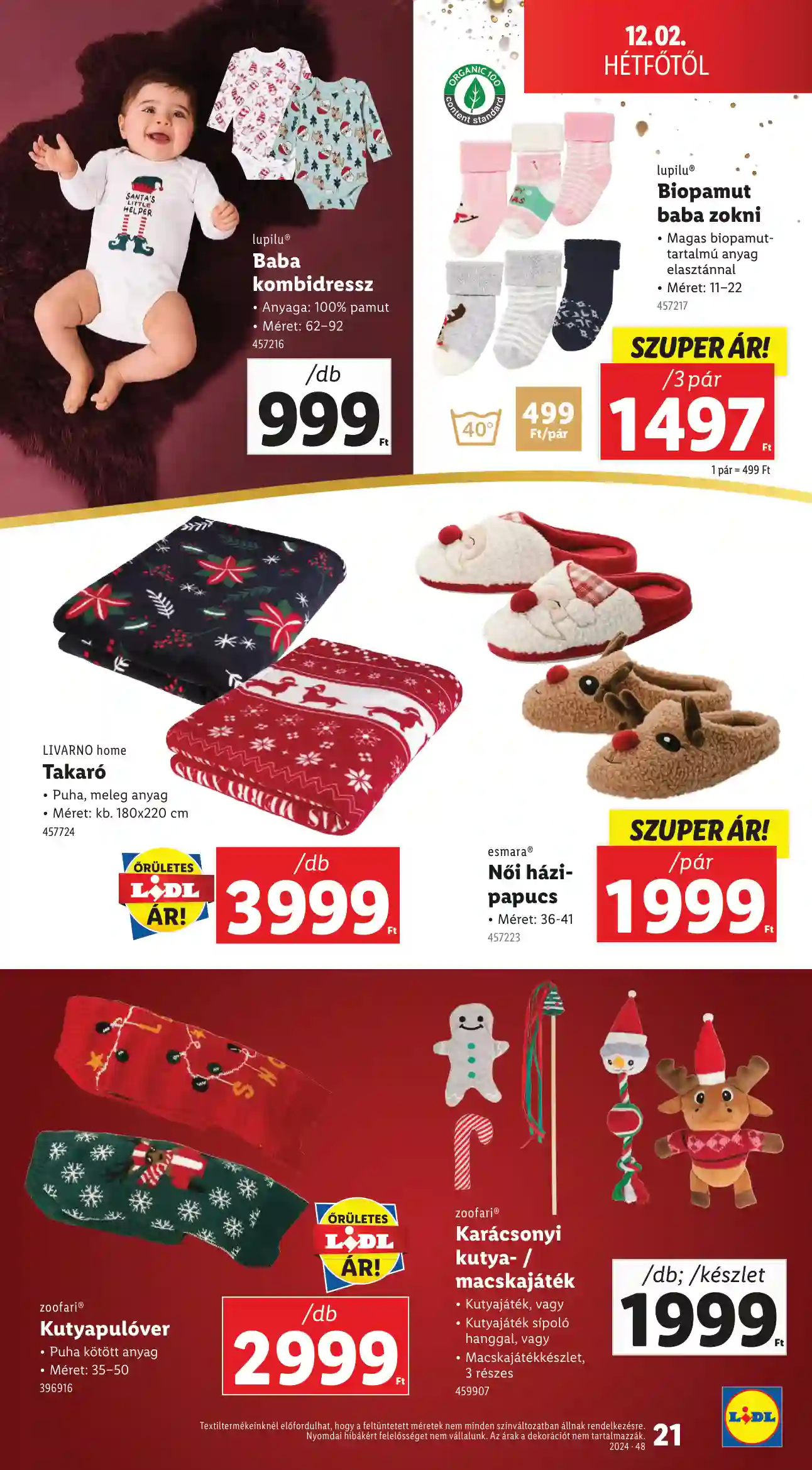 Lidl akciós újság 48. hét (Érvényes 11.28-tól) (14 oldal)