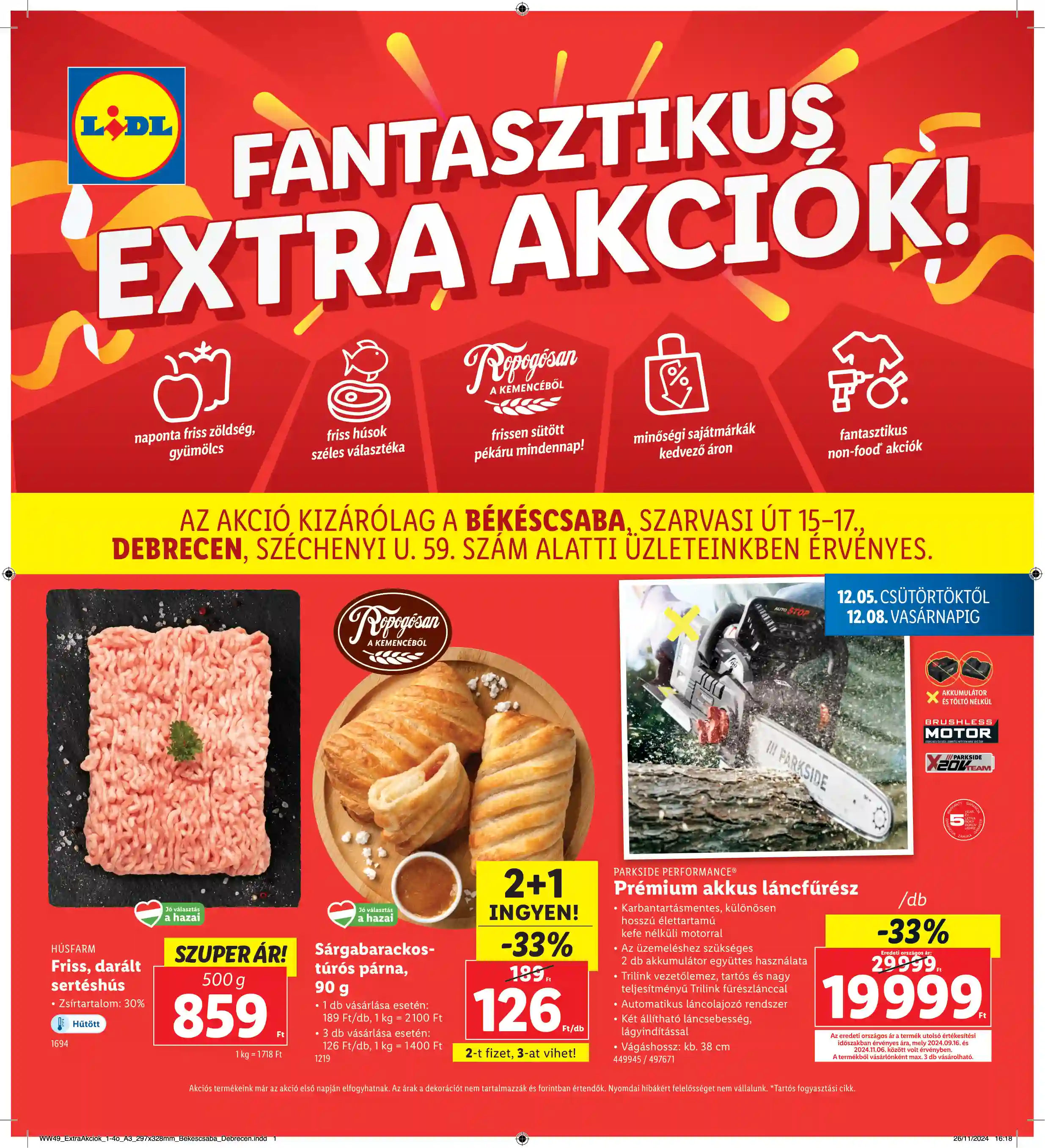LIDL Regionális akciók 49.hét