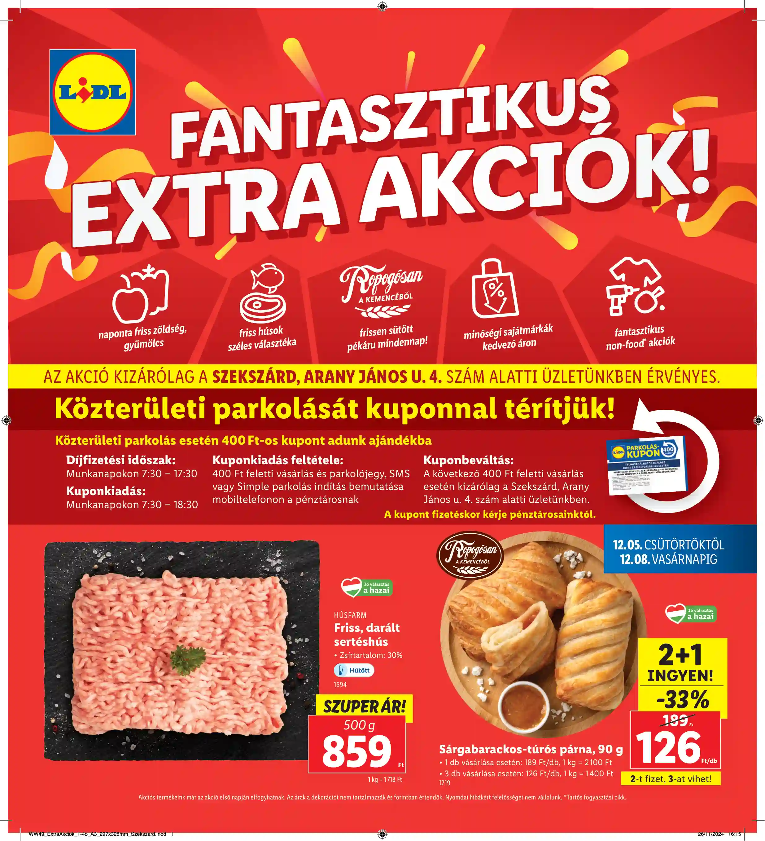 LIDL Regionális akciók – Szekszárd 49.hét
