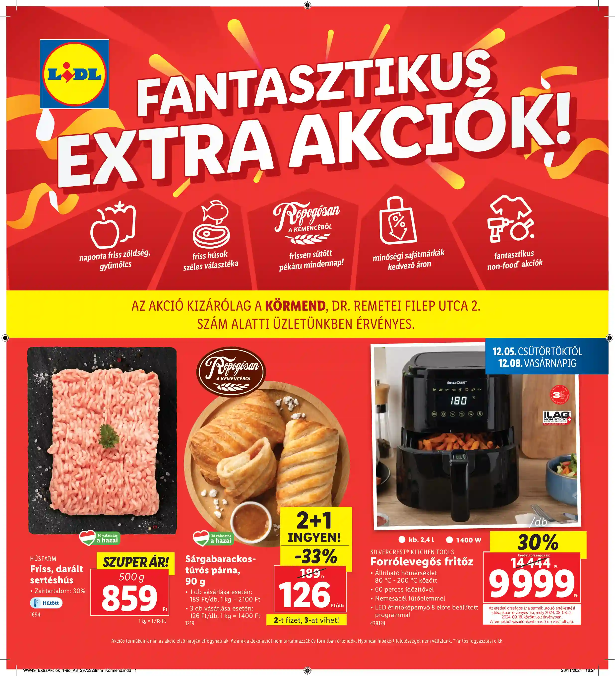 LIDL Regionális akciók – Körmend 49.hét