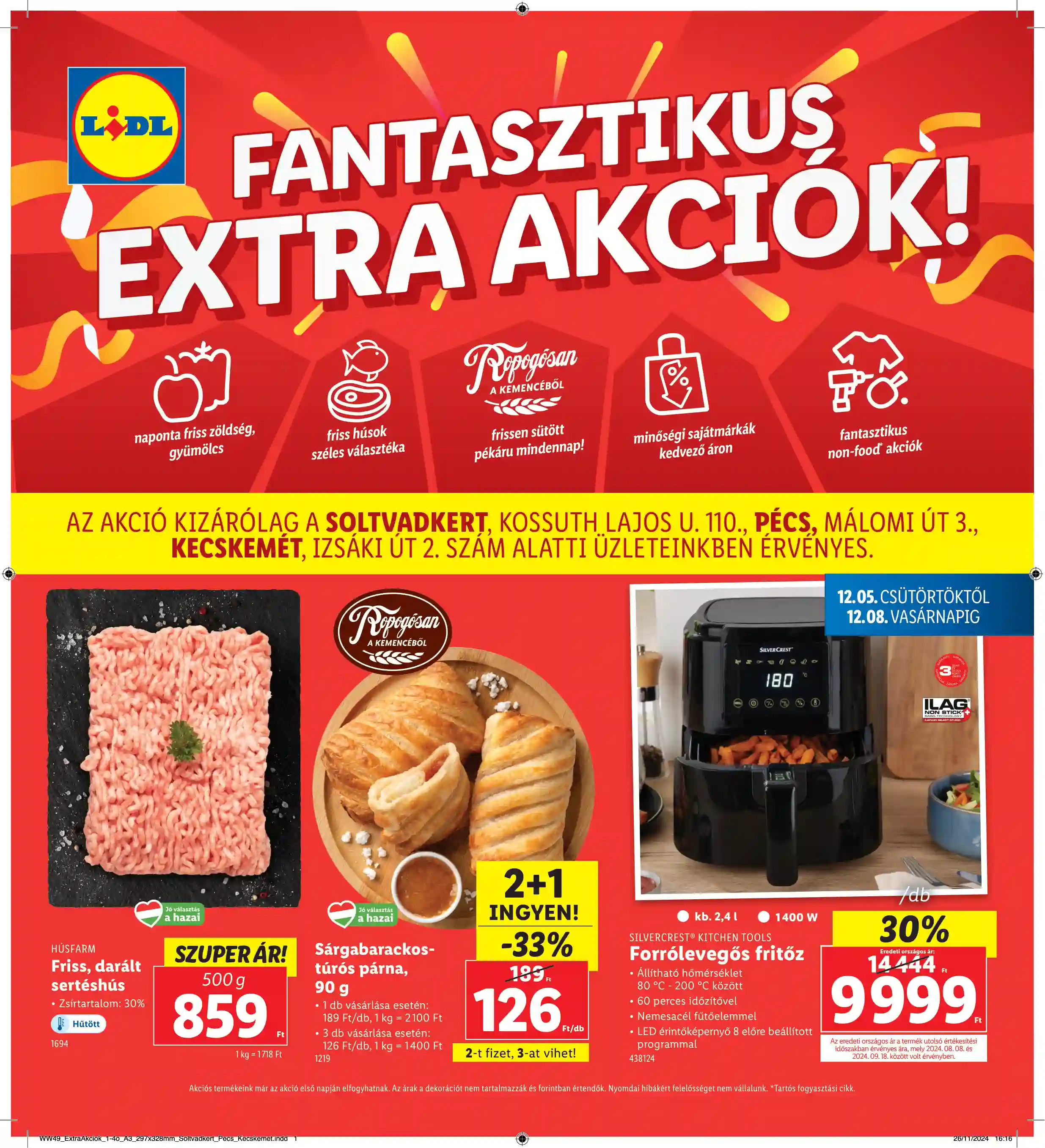 LIDL Regionális akciók 49.hét