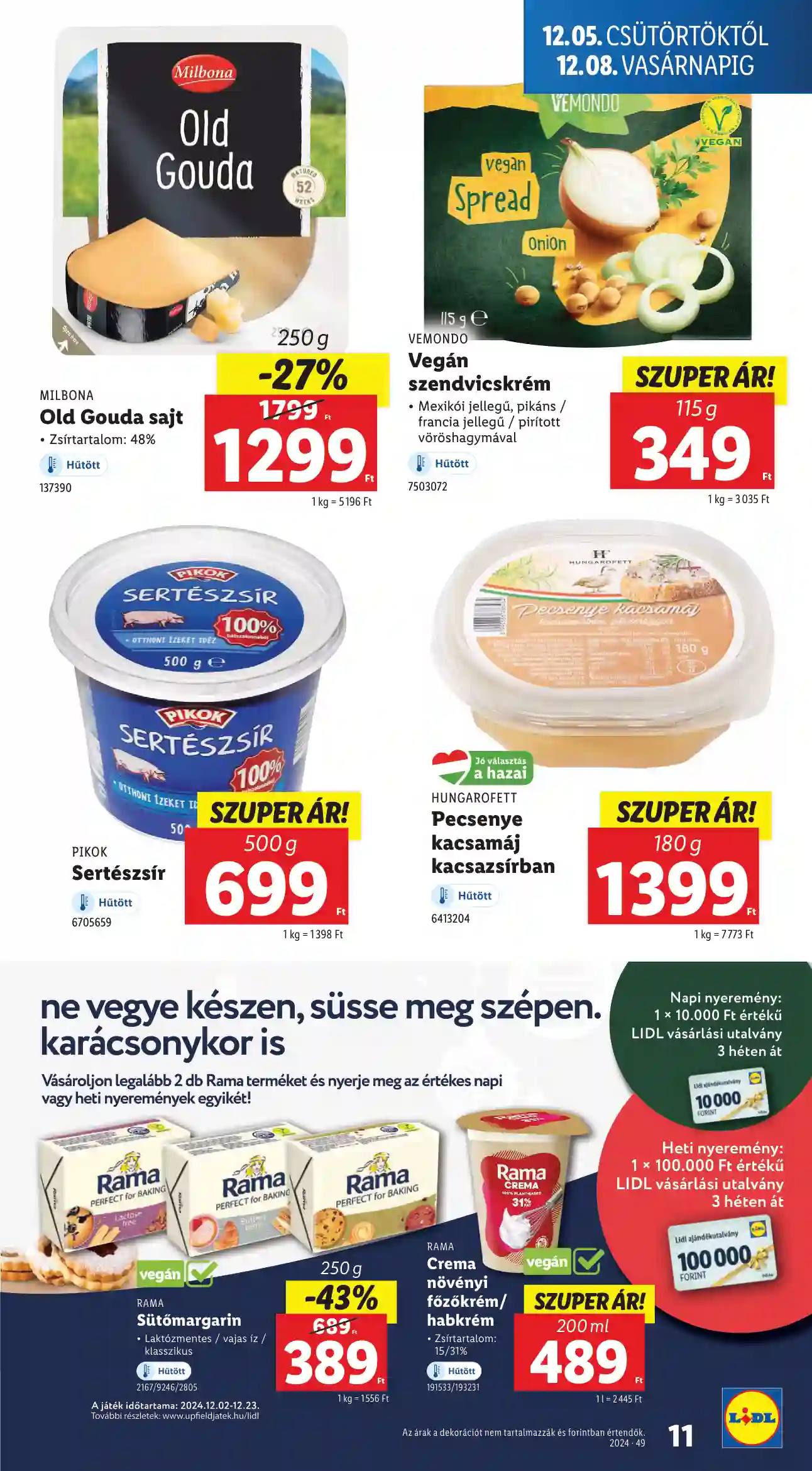 Lidl akciós újság 49. hét (Érvényes 12.05-től) (3 oldal)