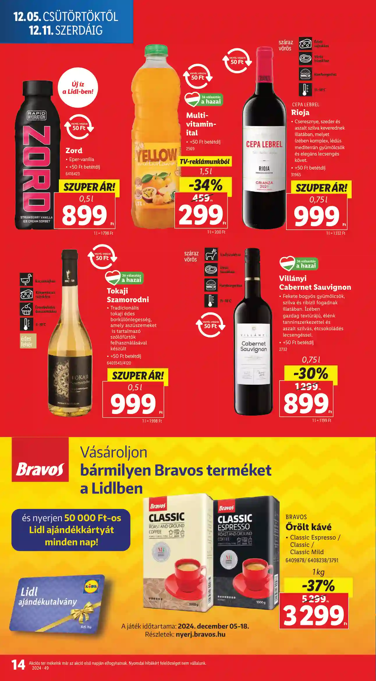Lidl akciós újság 49. hét (Érvényes 12.05-től) (6 oldal)