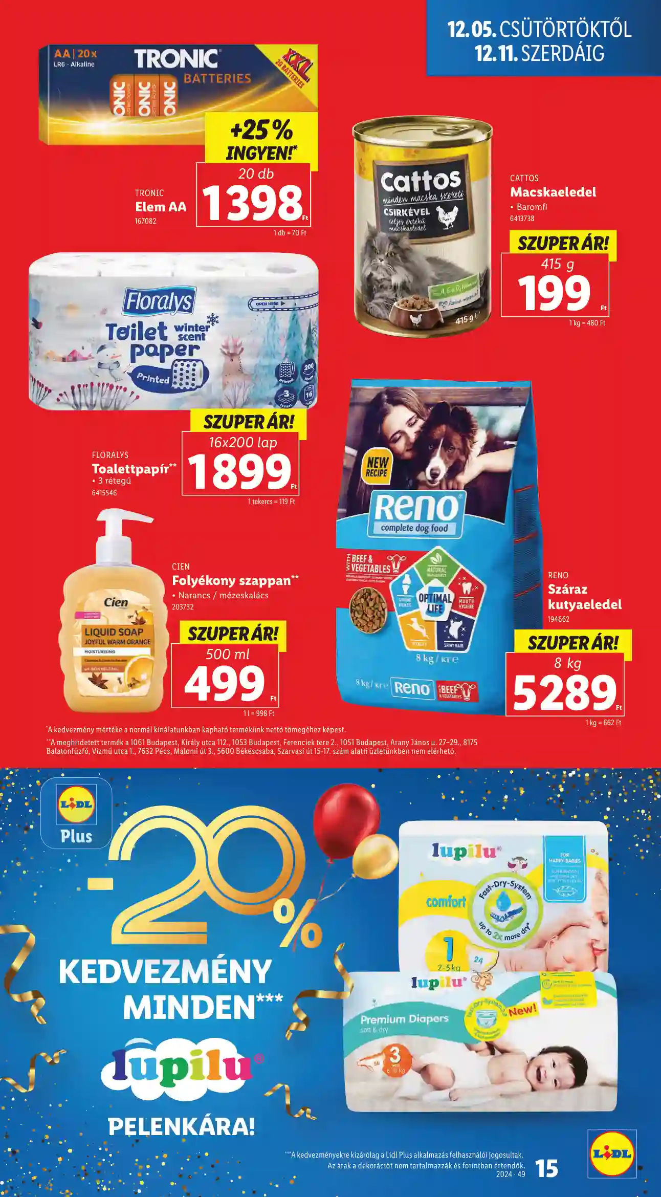 Lidl akciós újság 49. hét (Érvényes 12.05-től) (7 oldal)