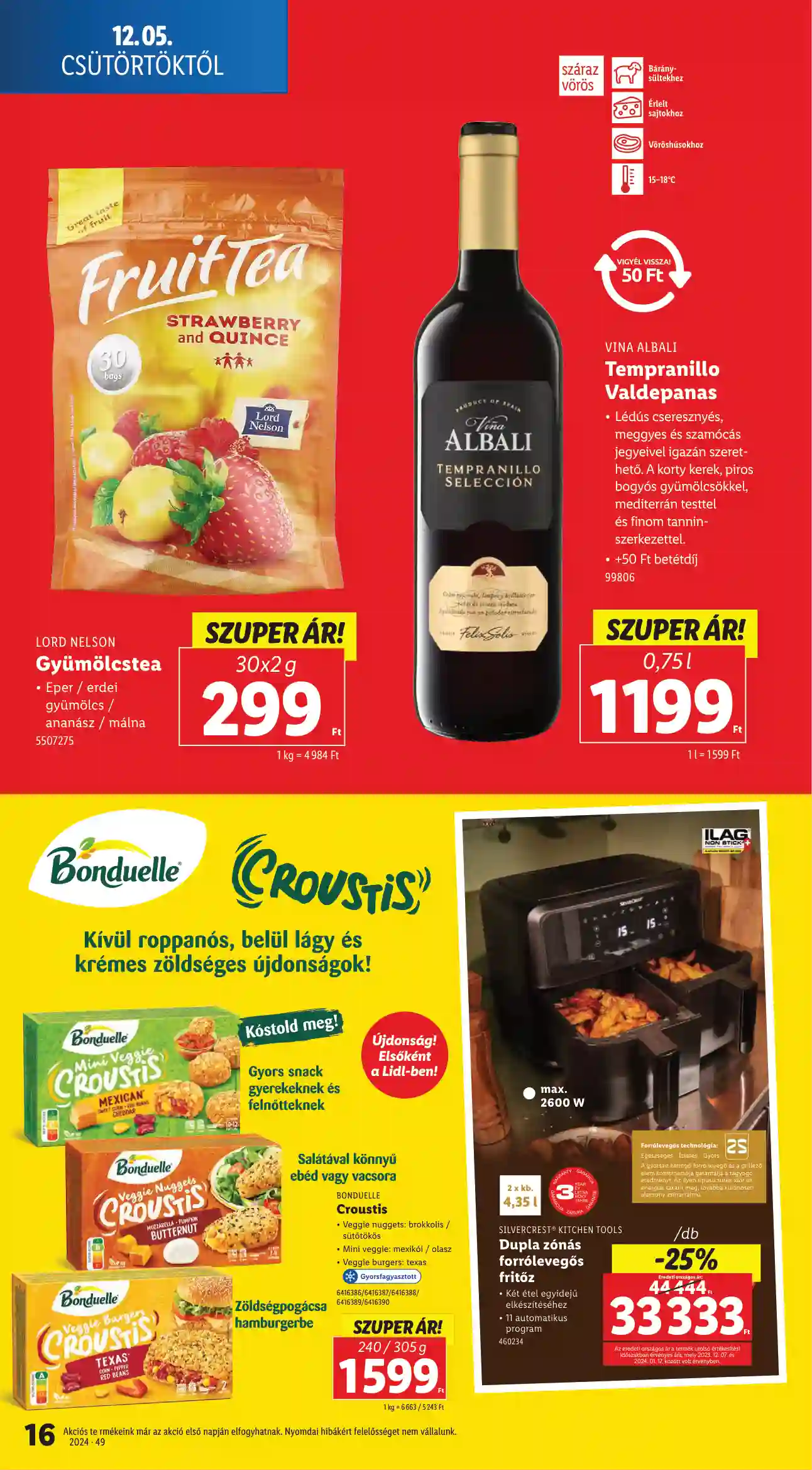 Lidl akciós újság 49. hét (Érvényes 12.05-től) (8 oldal)