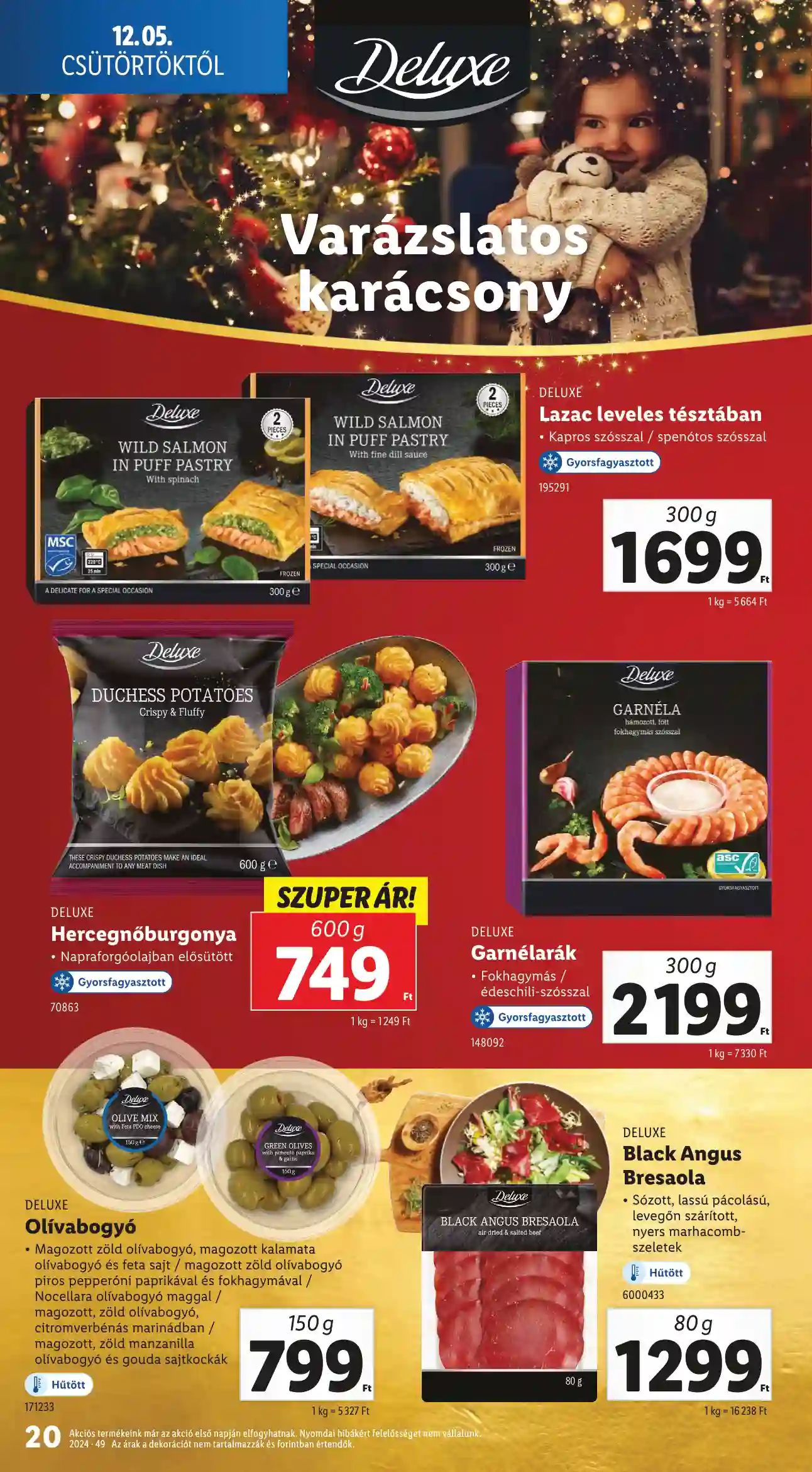 Lidl akciós újság 49. hét (Érvényes 12.05-től) (12 oldal)