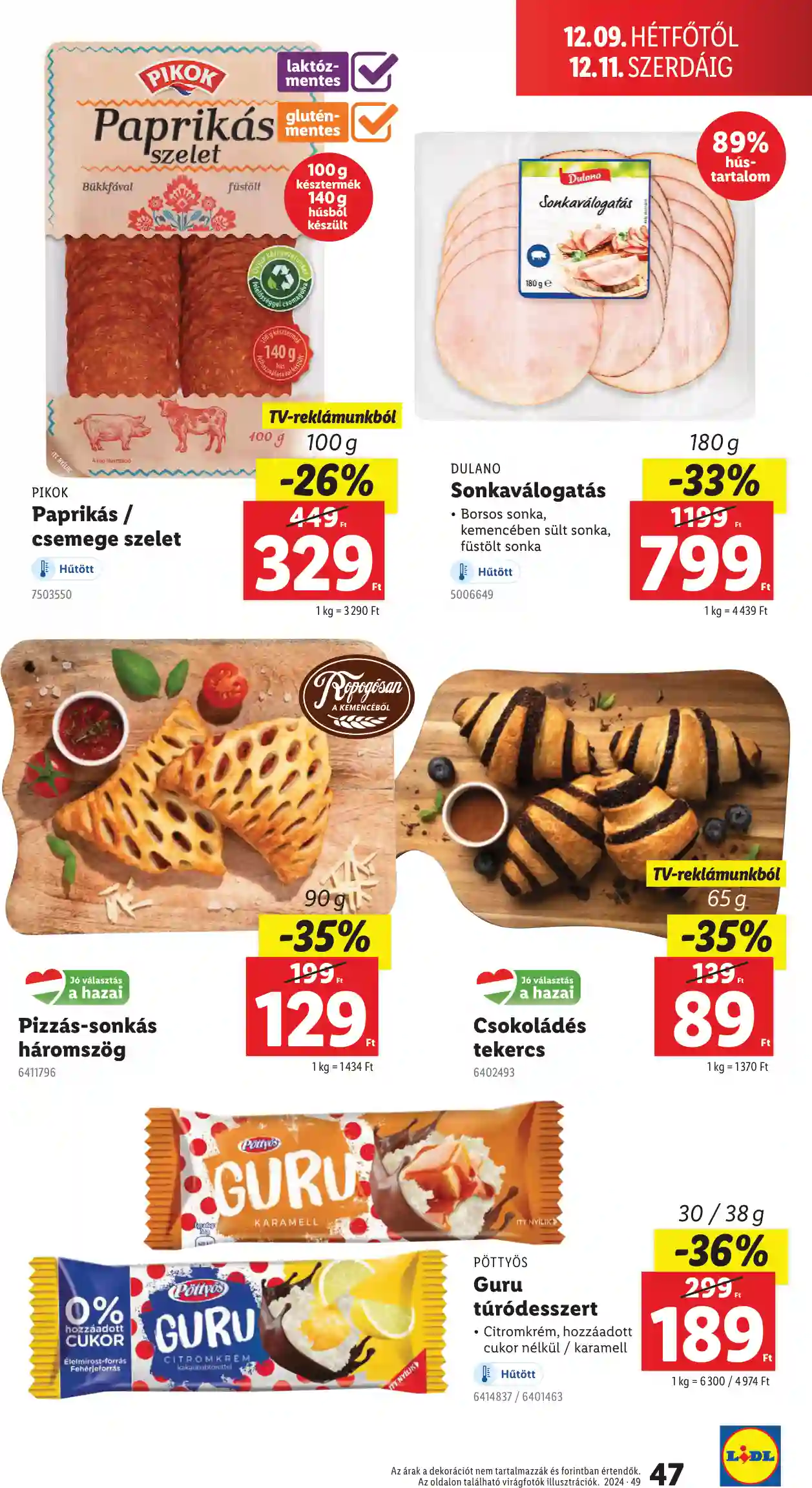 Lidl akciós újság 49. hét (Érvényes 12.05-től) (42 oldal)