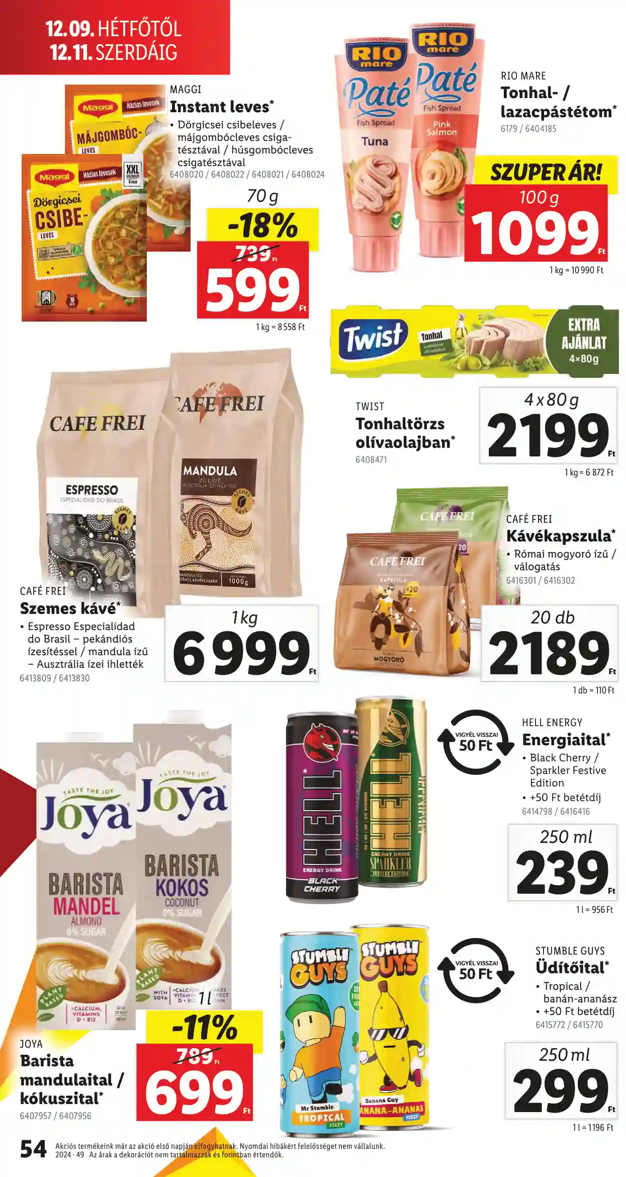 Lidl akciós újság 49. hét (Érvényes 12.05-től) (50 oldal)