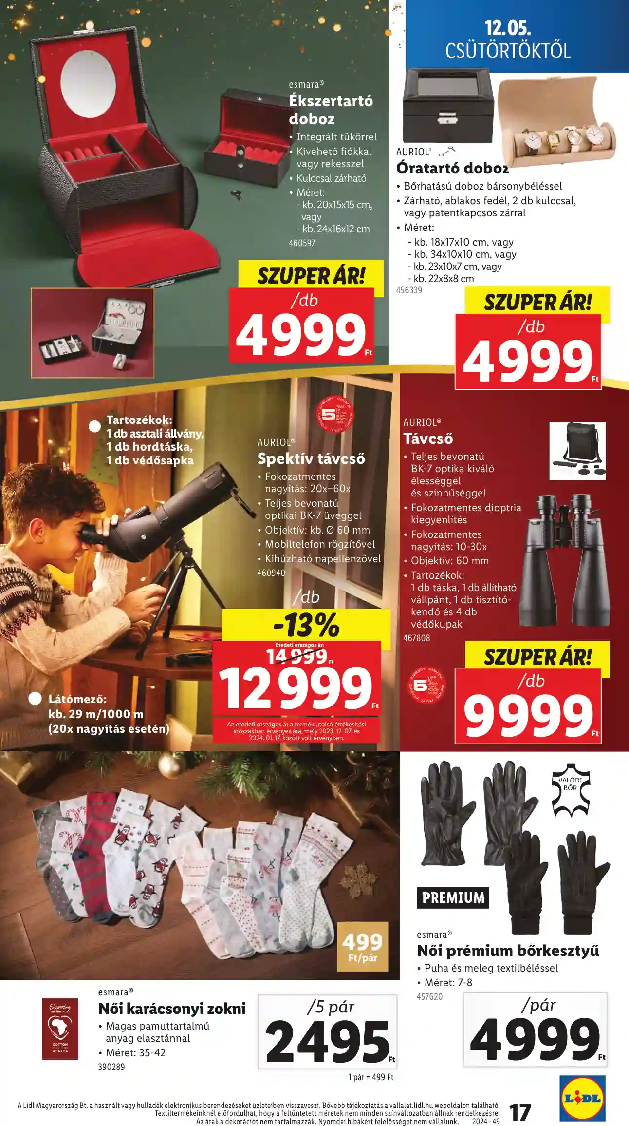 Lidl akciós újság 49. hét (Érvényes 12.05-től) (9 oldal)