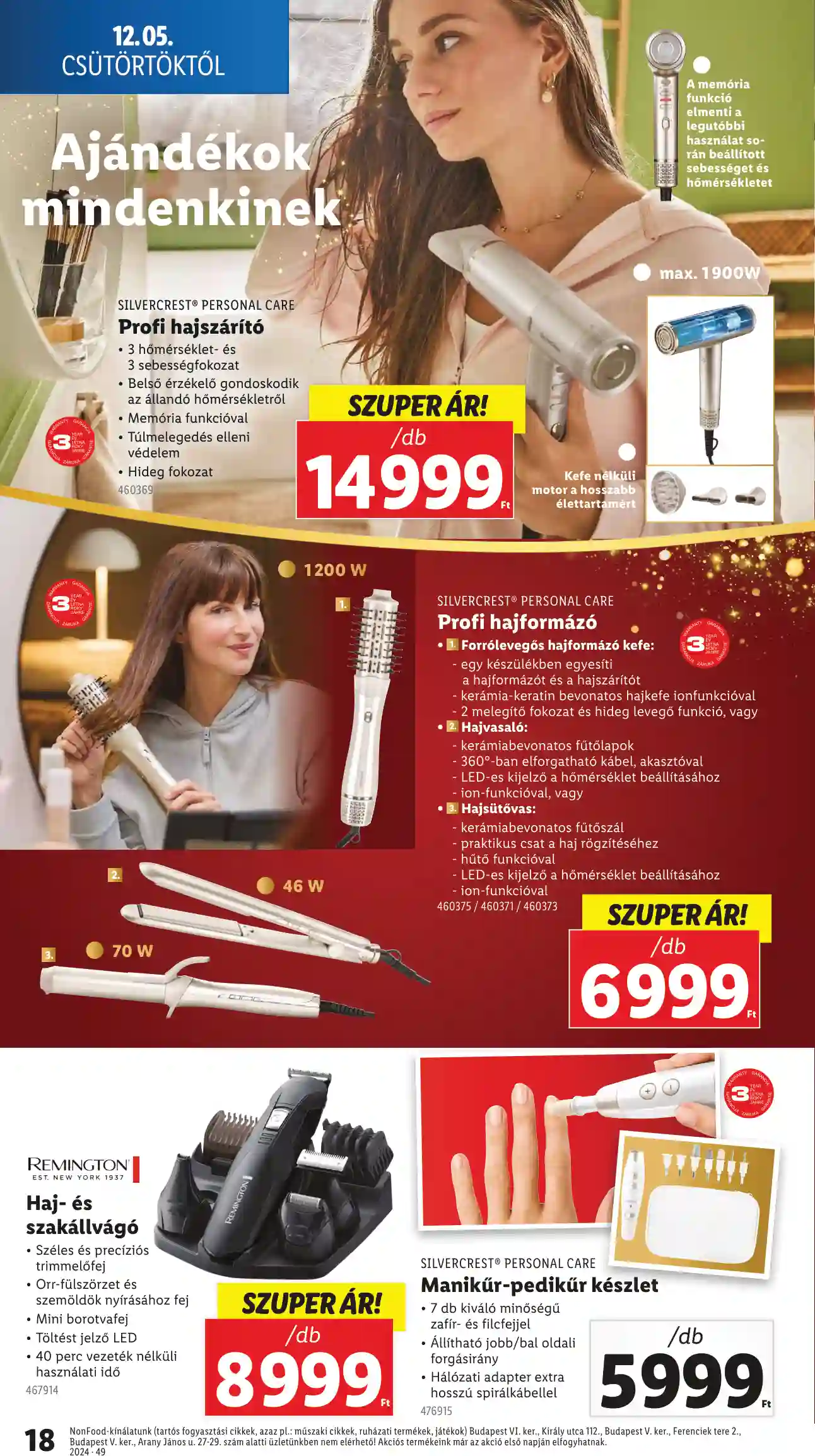 Lidl akciós újság 49. hét (Érvényes 12.05-től) (10 oldal)