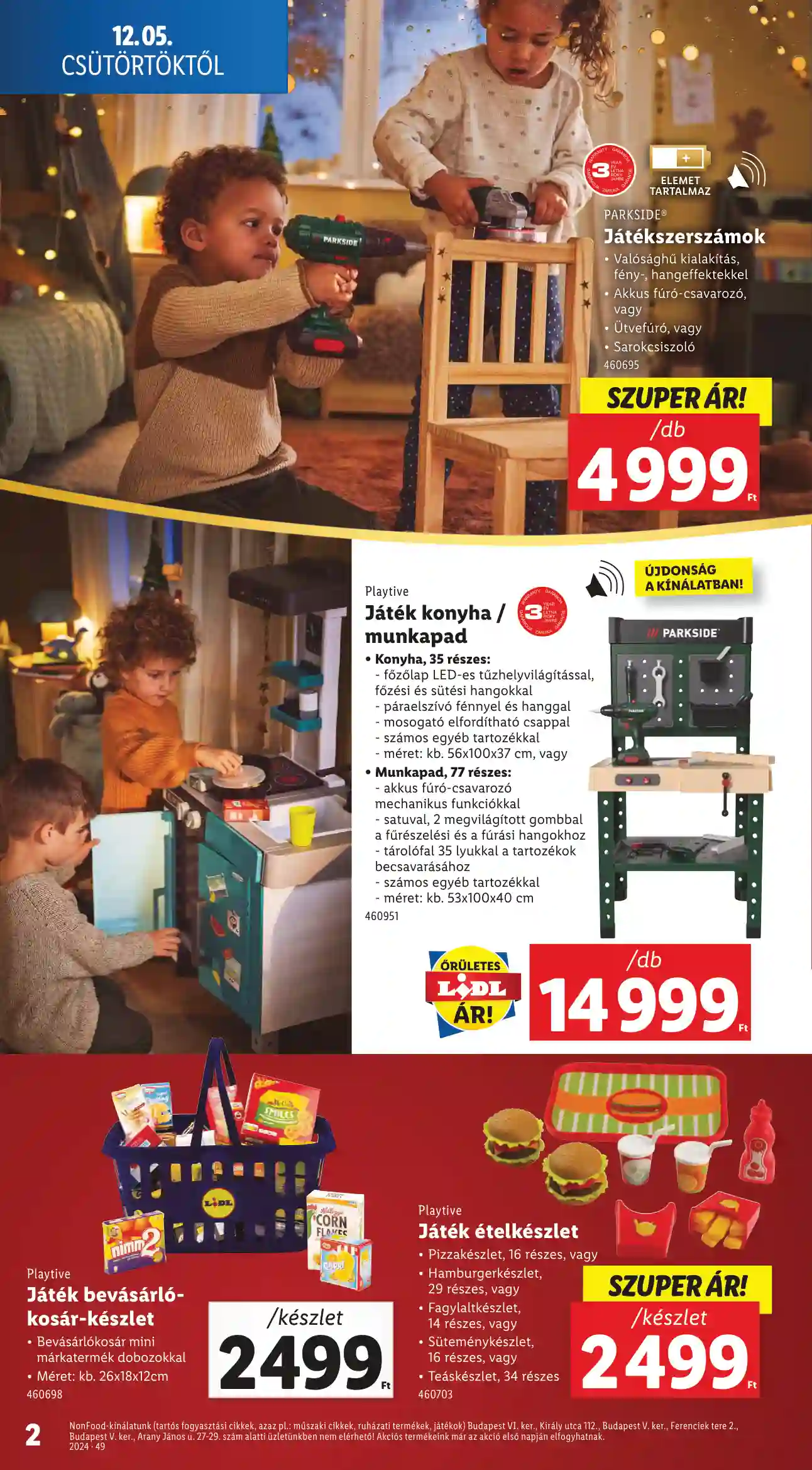 Lidl akciós újság 49. hét (Érvényes 12.05-től) (2 oldal)