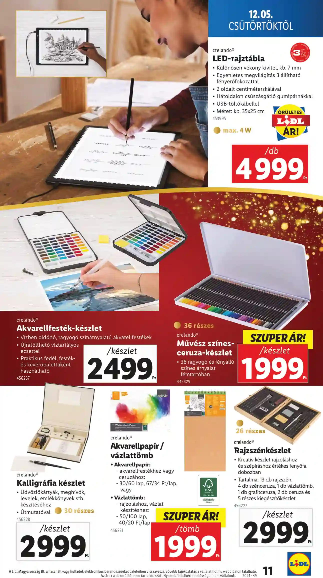 Lidl akciós újság 49. hét (Érvényes 12.05-től) (3 oldal)