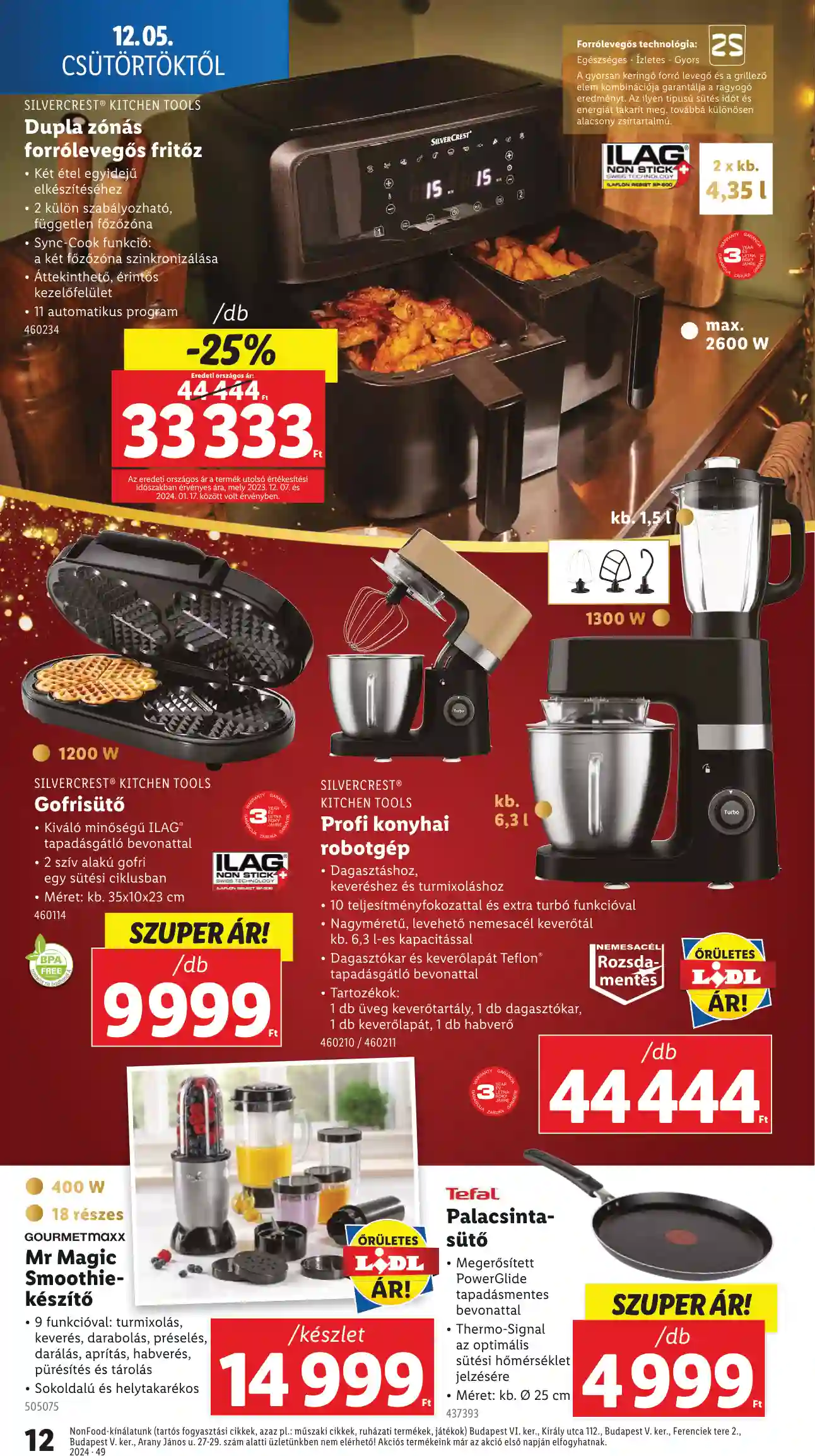 Lidl akciós újság 49. hét (Érvényes 12.05-től) (4 oldal)