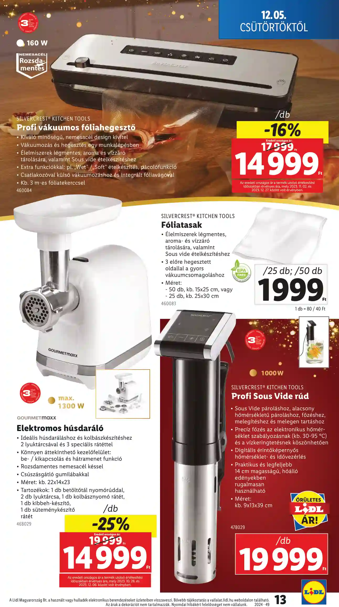 Lidl akciós újság 49. hét (Érvényes 12.05-től) (5 oldal)