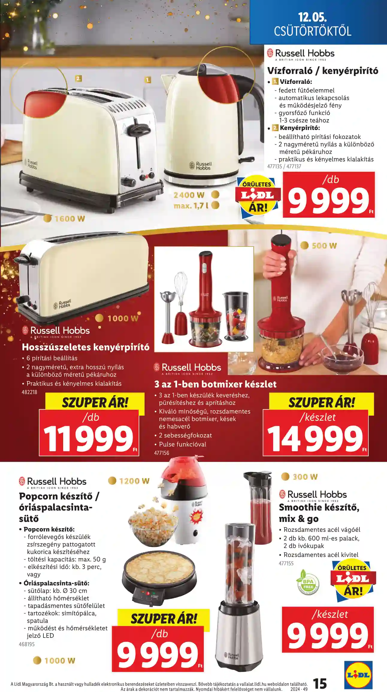 Lidl akciós újság 49. hét (Érvényes 12.05-től) (7 oldal)