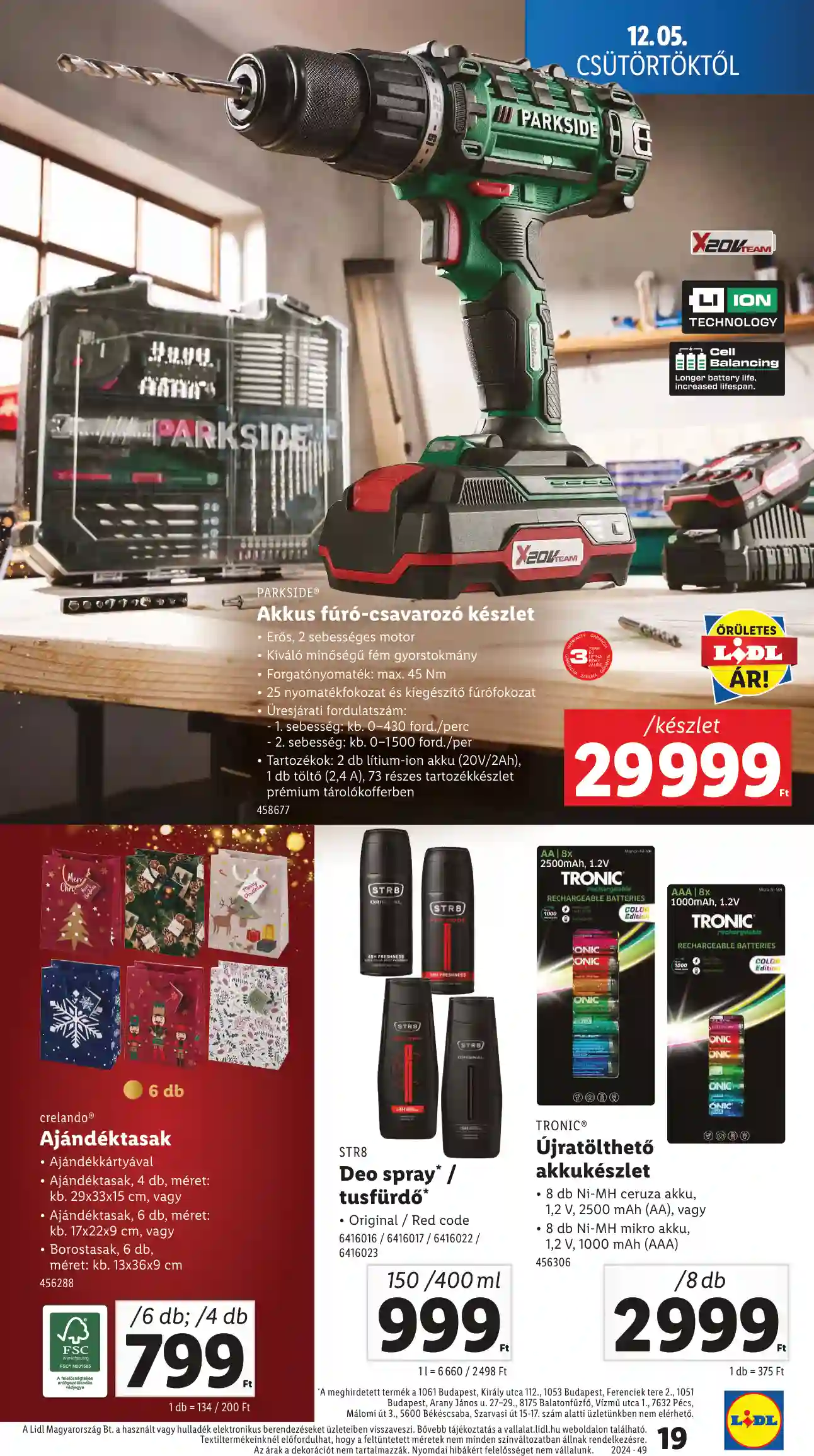 Lidl akciós újság 49. hét (Érvényes 12.05-től) (11 oldal)