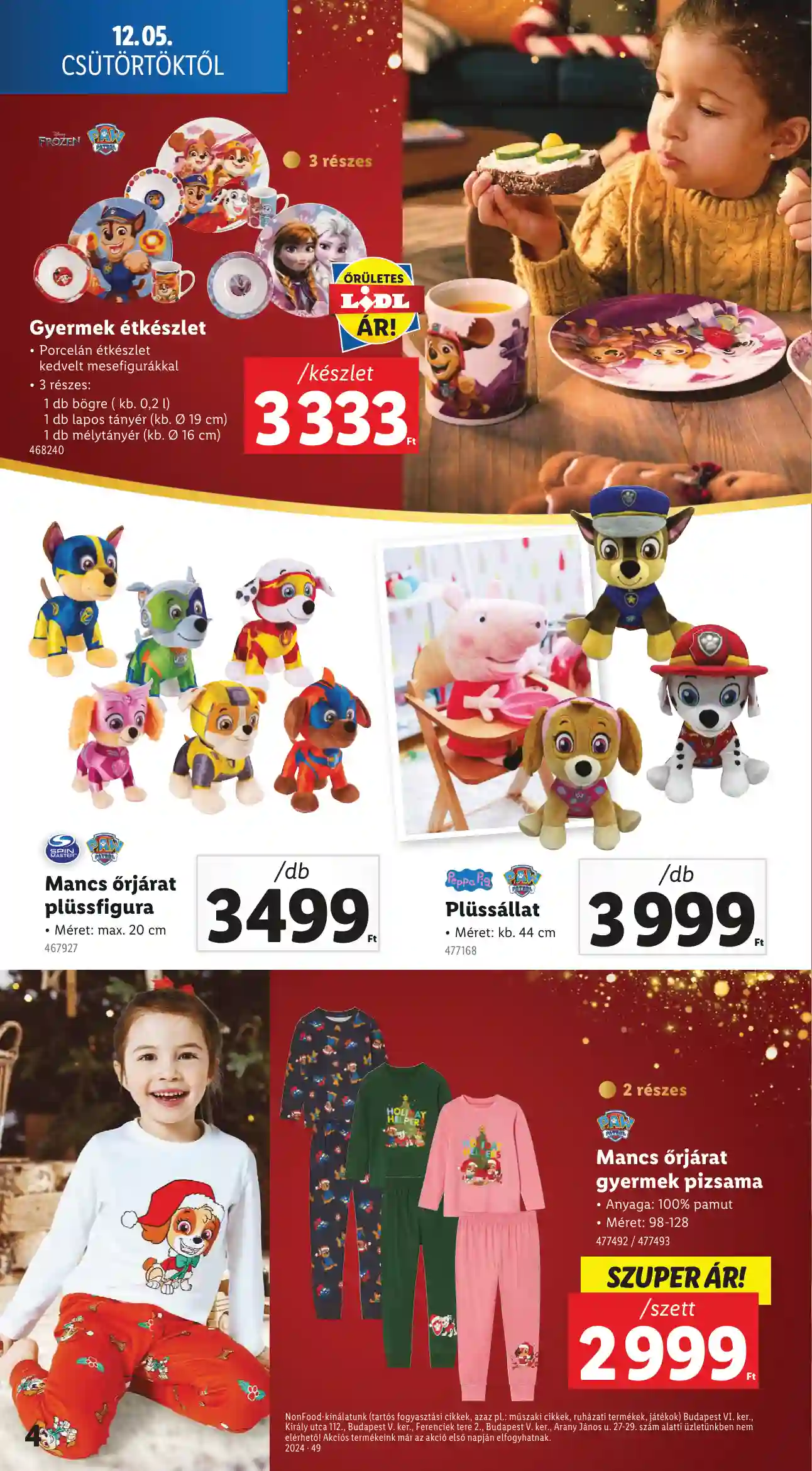 Lidl akciós újság 49. hét (Érvényes 12.05-től) (14 oldal)