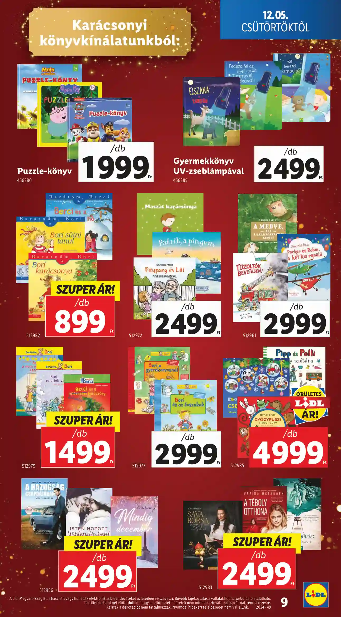 Lidl akciós újság 49. hét (Érvényes 12.05-től) (19 oldal)