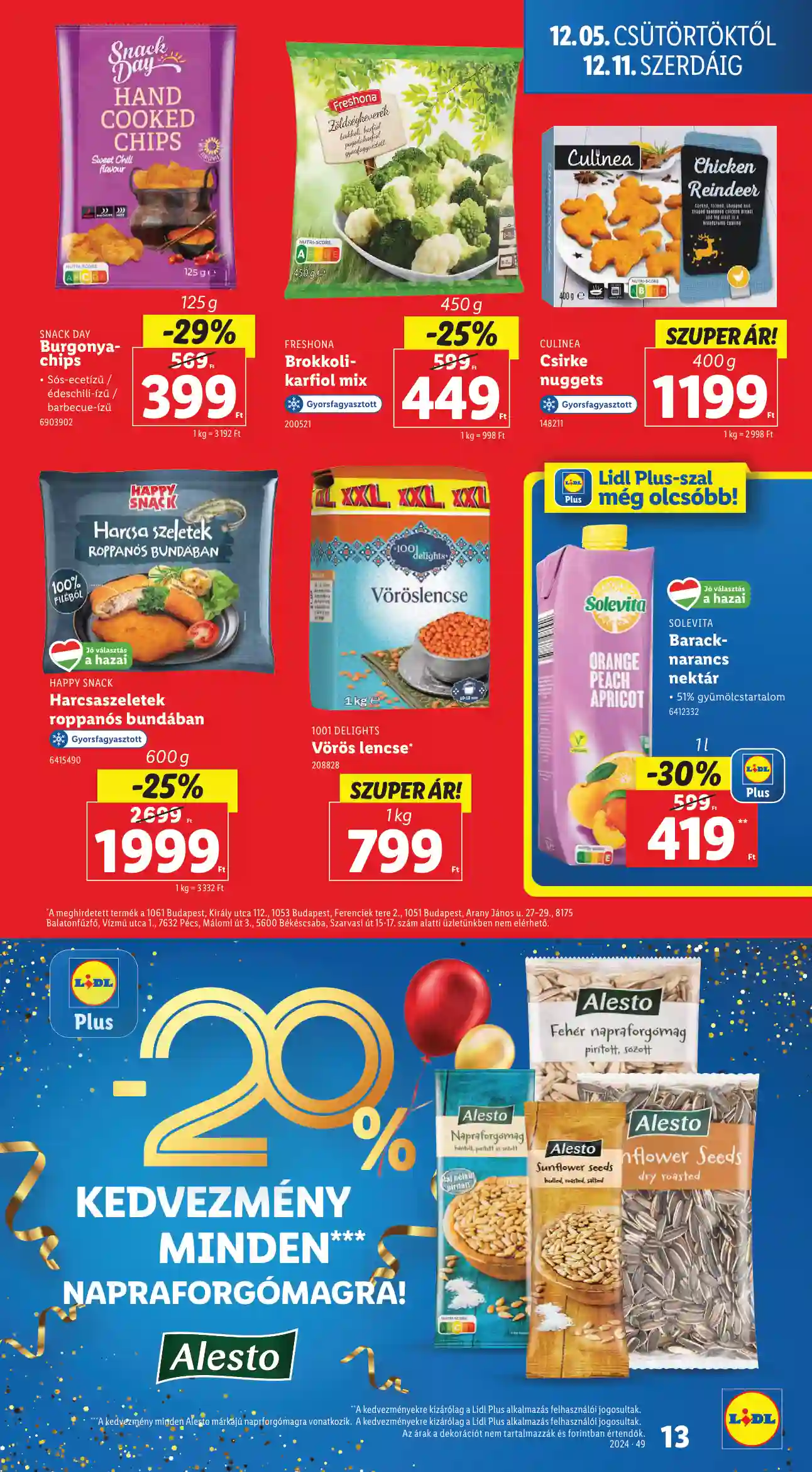 Lidl akciós újság 49. hét (Érvényes 12.05-től) (5 oldal)