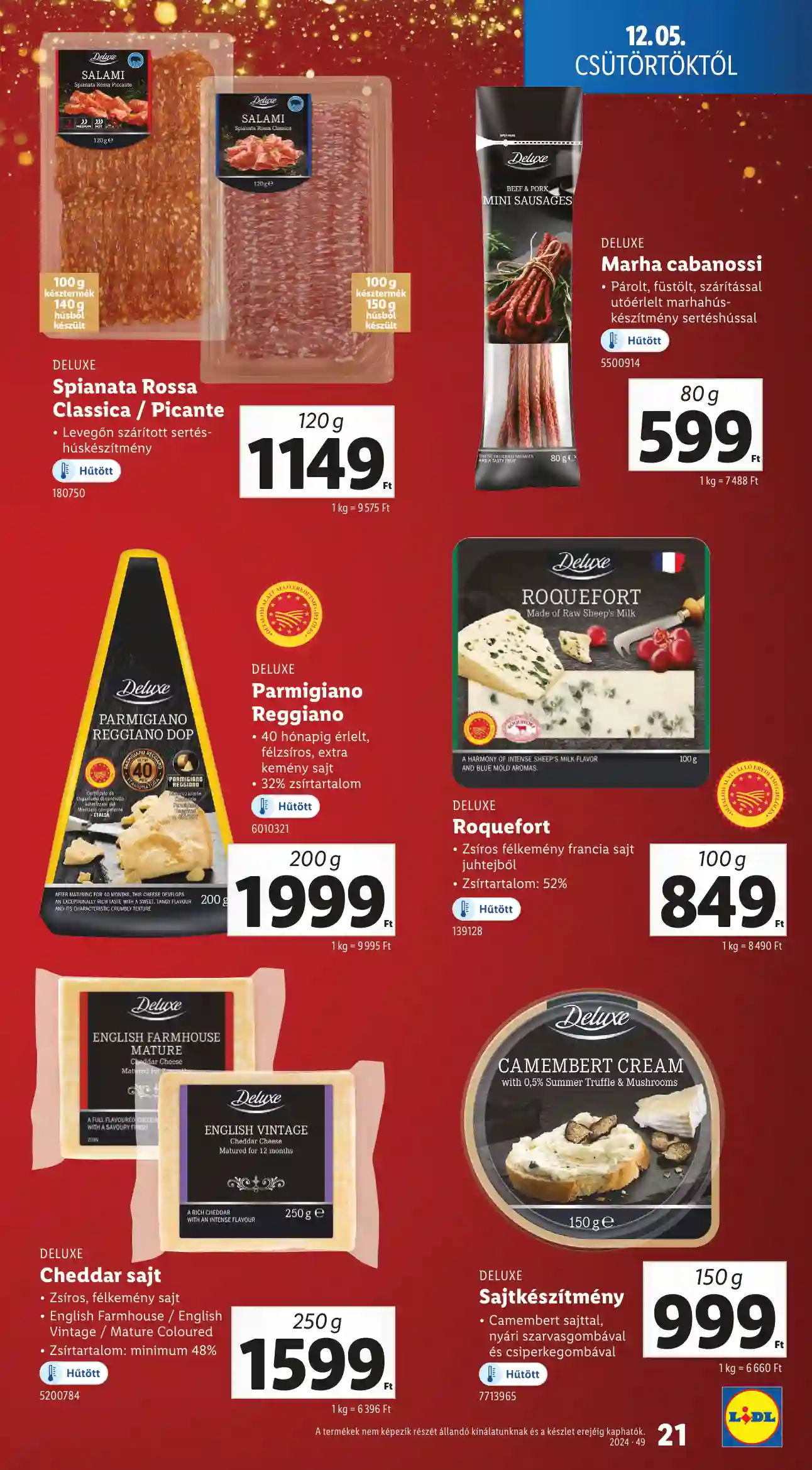 Lidl akciós újság 49. hét (Érvényes 12.05-től) (14 oldal)