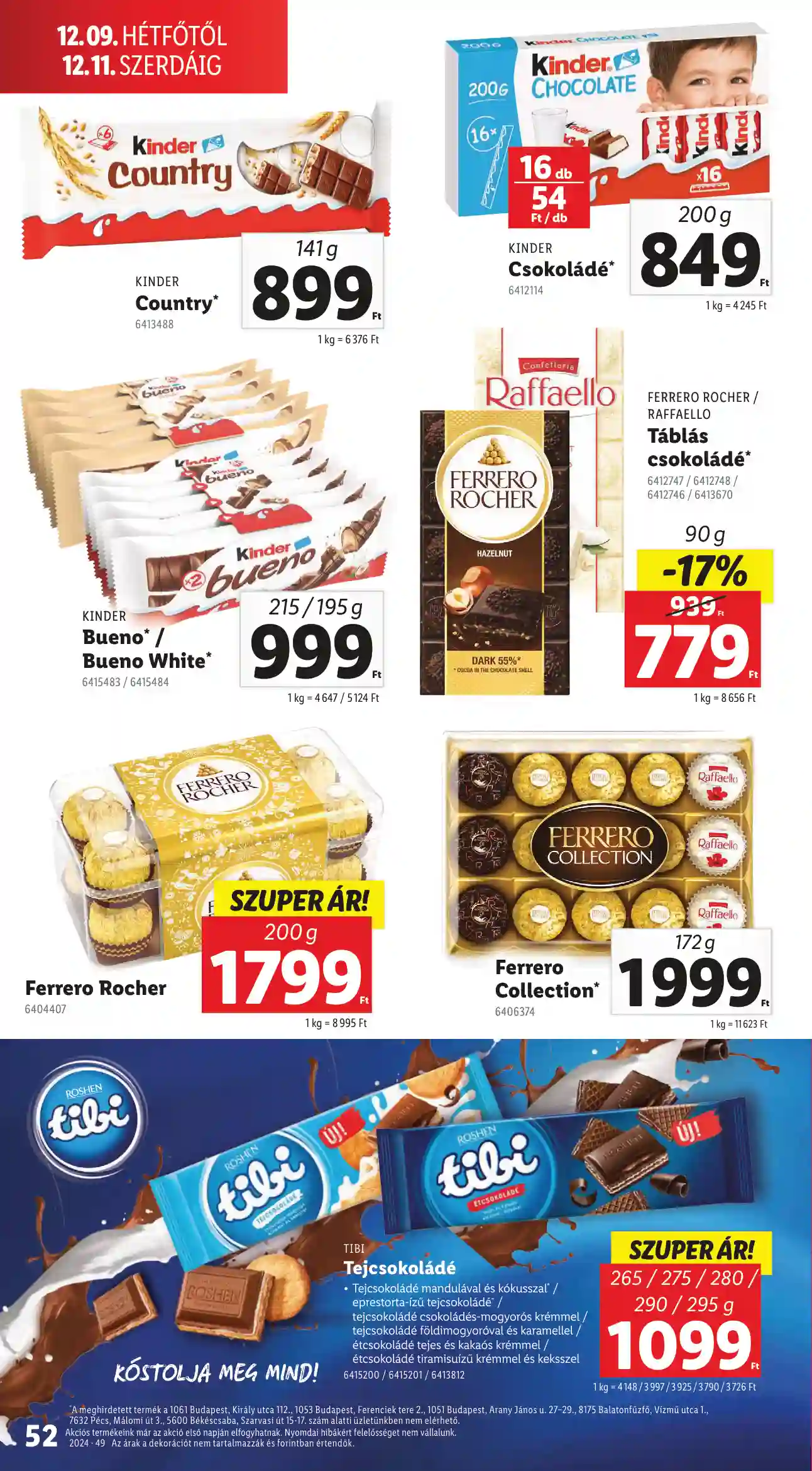 Lidl akciós újság 49. hét (Érvényes 12.05-től) (48 oldal)