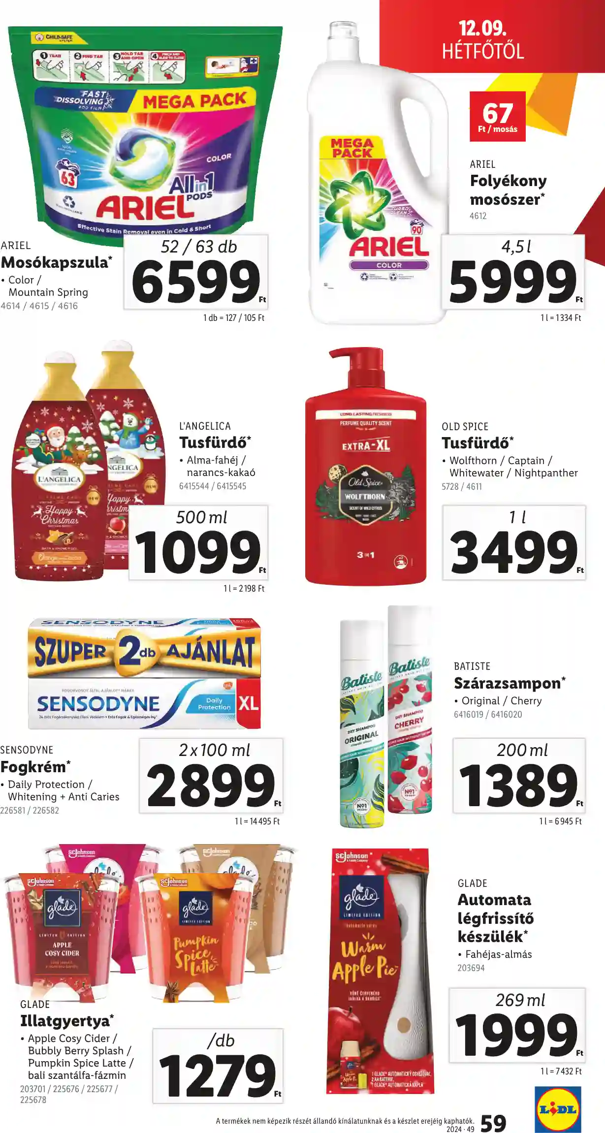 Lidl akciós újság 49. hét (Érvényes 12.05-től) (55 oldal)
