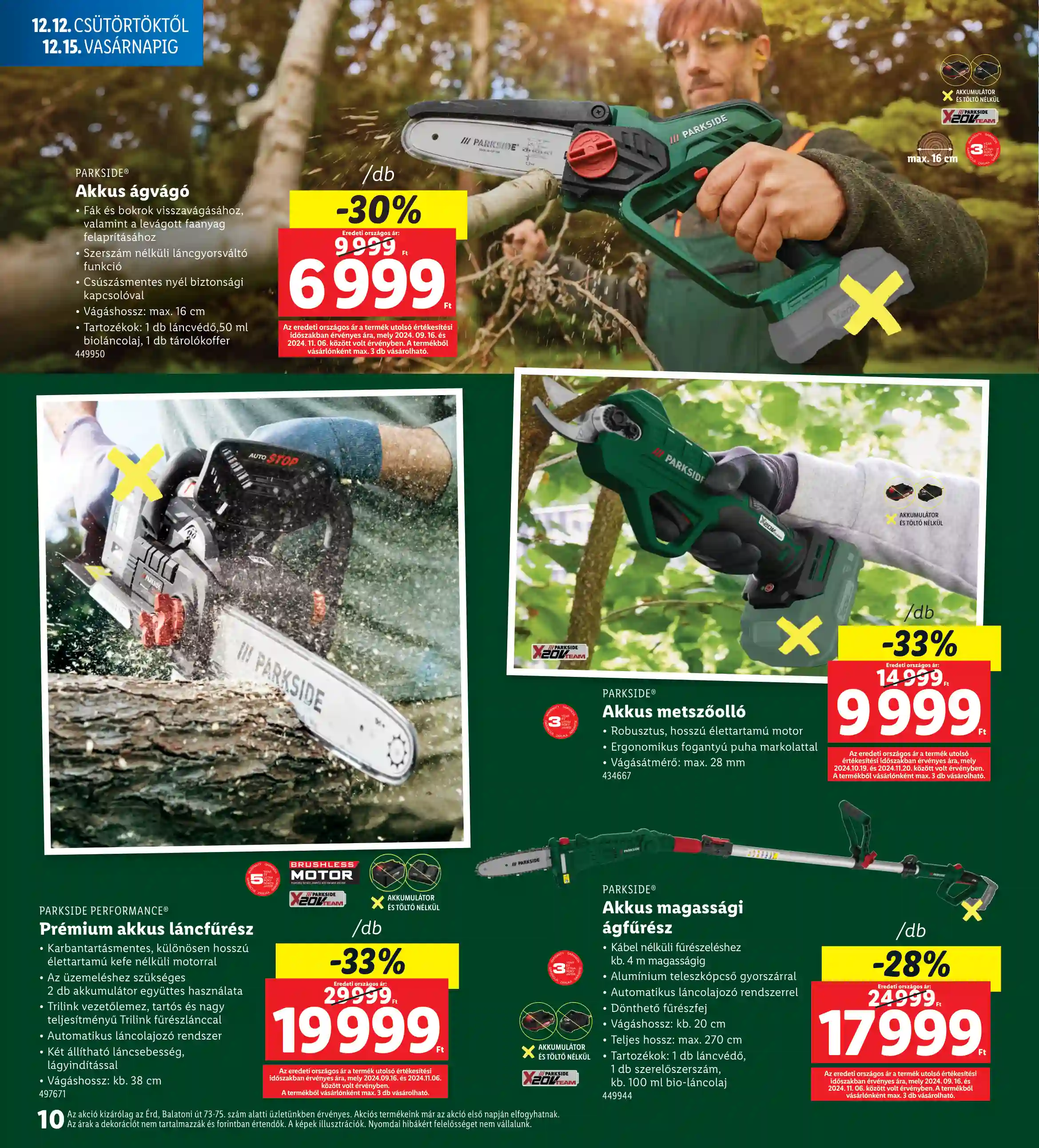 Lidl akciós újság 50. hét (Nyitási akciók – Érd) (16 oldal)