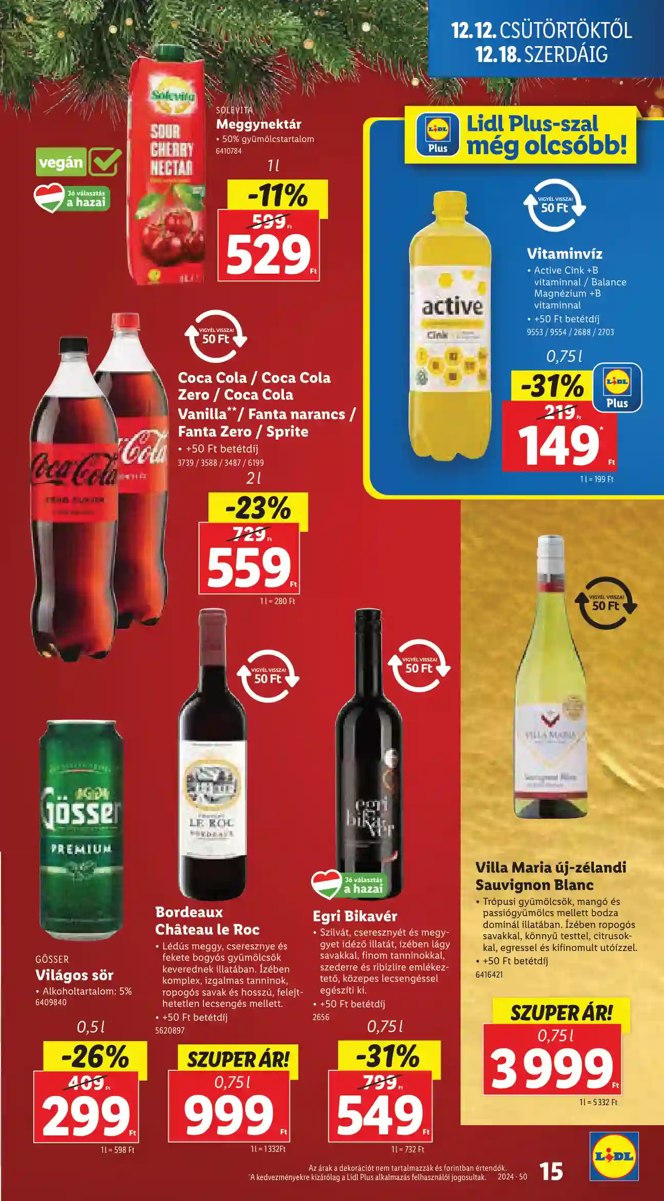 Lidl akciós újság 50. hét (Érvényes 12.12-től) (7 oldal)