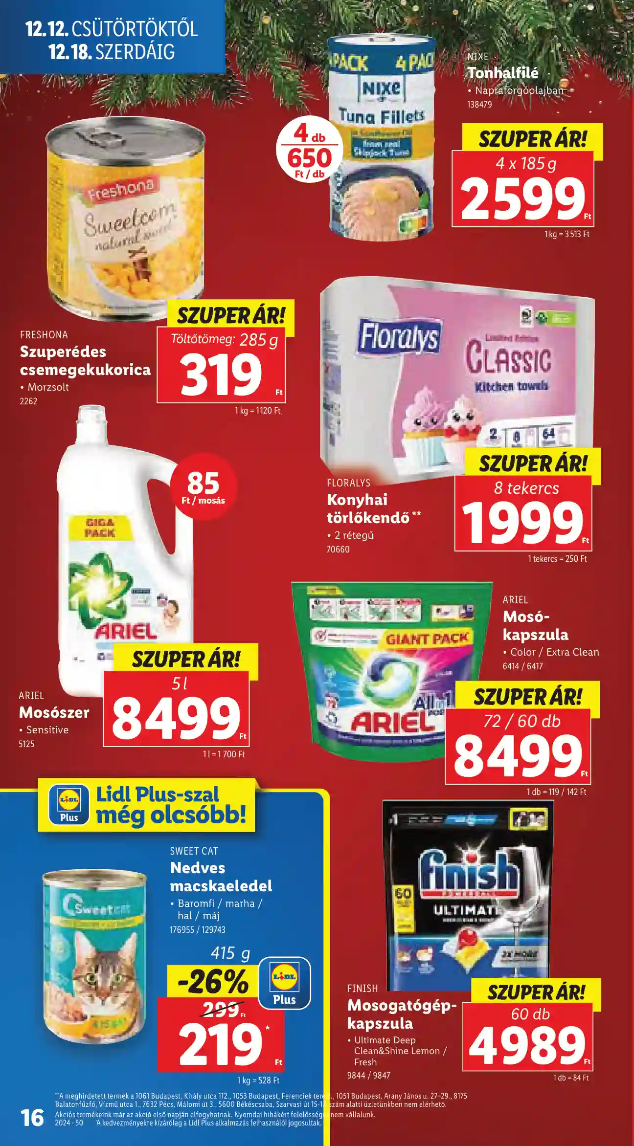 Lidl akciós újság 50. hét (Érvényes 12.12-től) (8 oldal)
