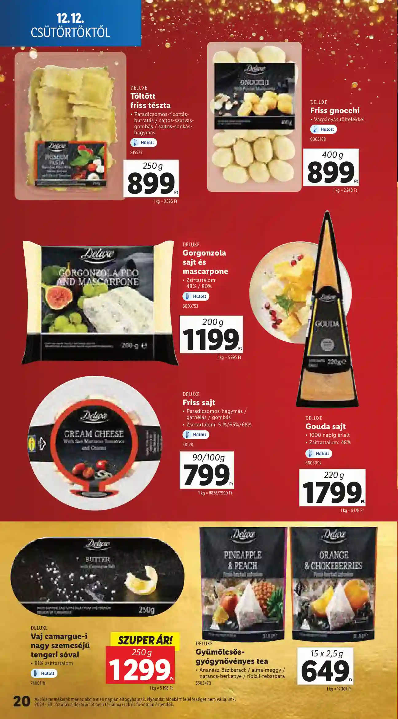 Lidl akciós újság 50. hét (Érvényes 12.12-től) (12 oldal)