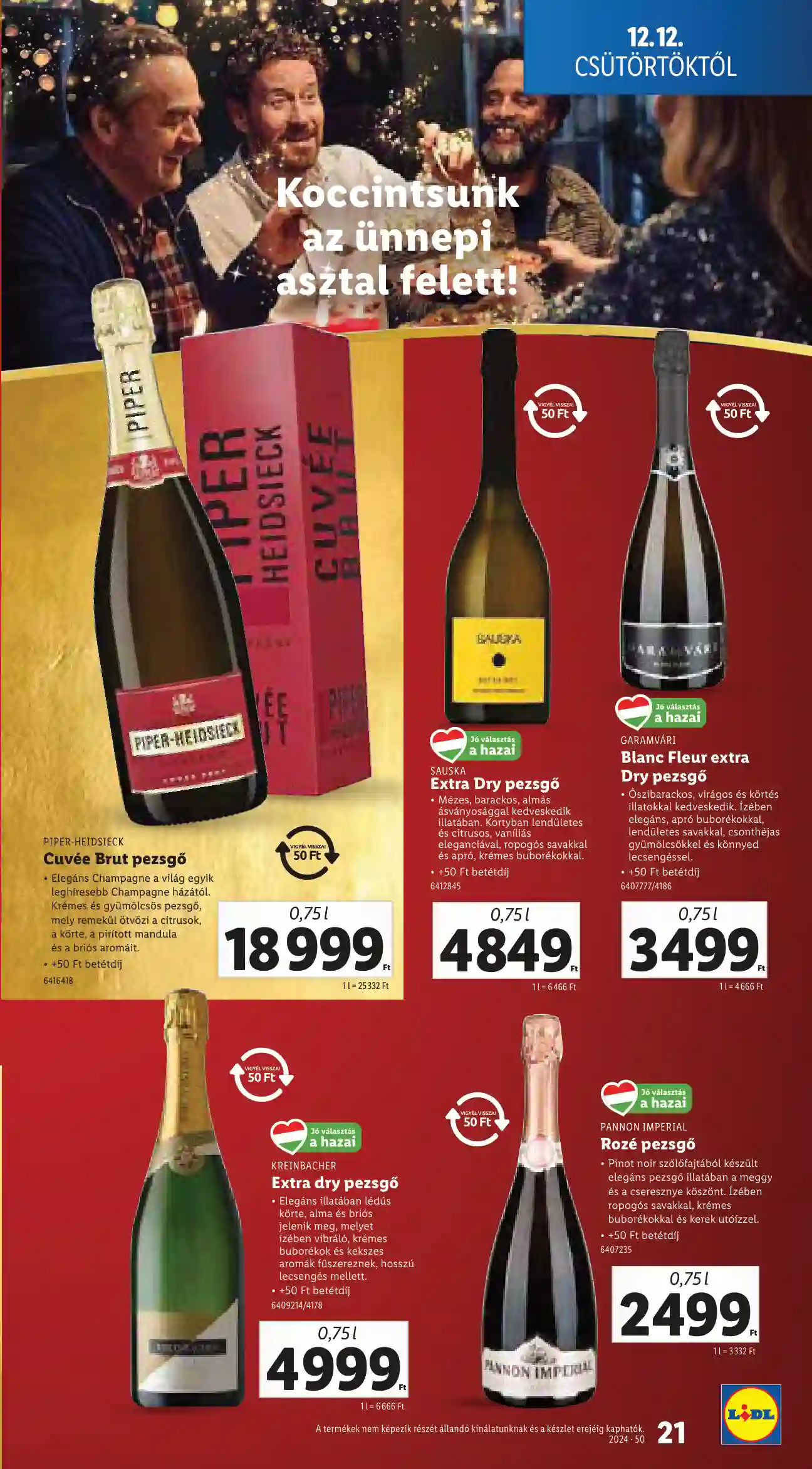 Lidl akciós újság 50. hét (Érvényes 12.12-től) (14 oldal)