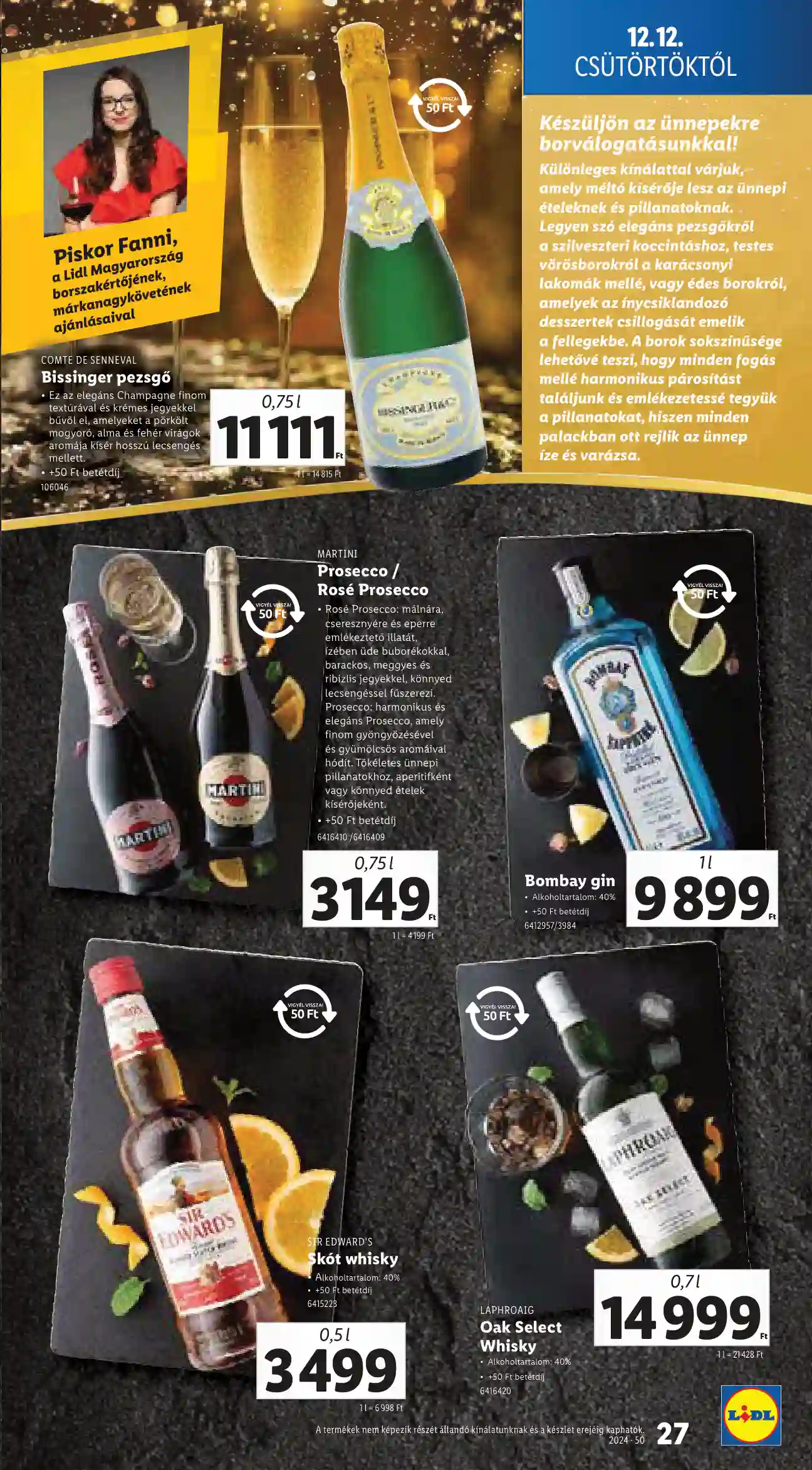 Lidl akciós újság 50. hét (Érvényes 12.12-től) (20 oldal)