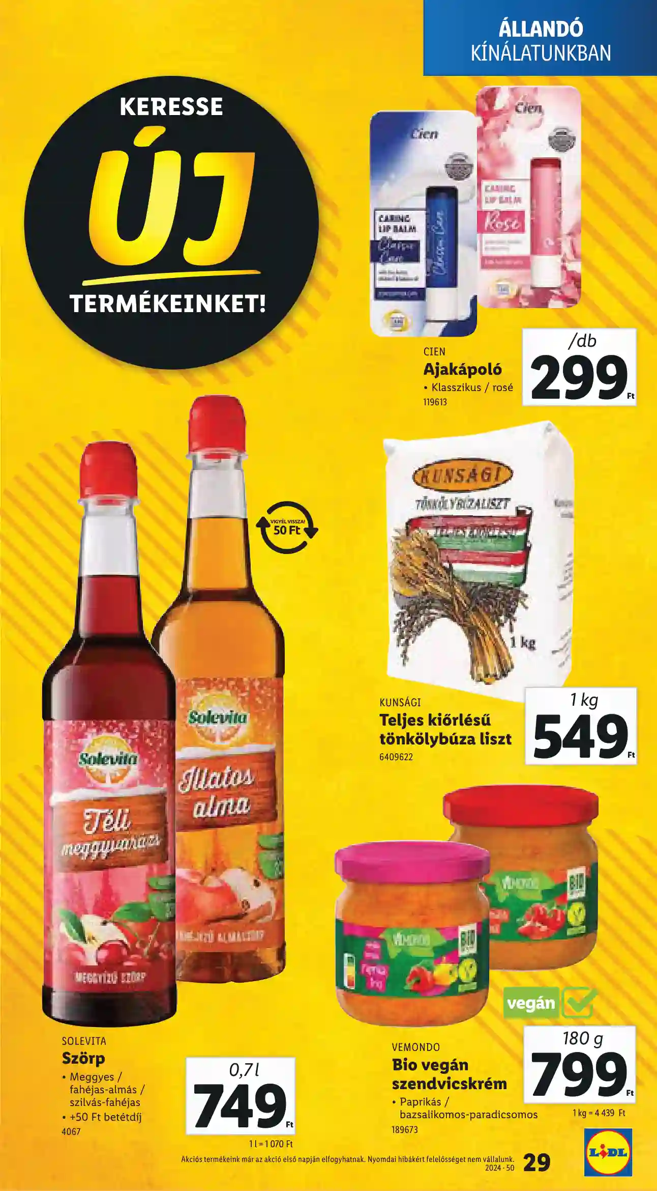 Lidl akciós újság 50. hét (Érvényes 12.12-től) (22 oldal)