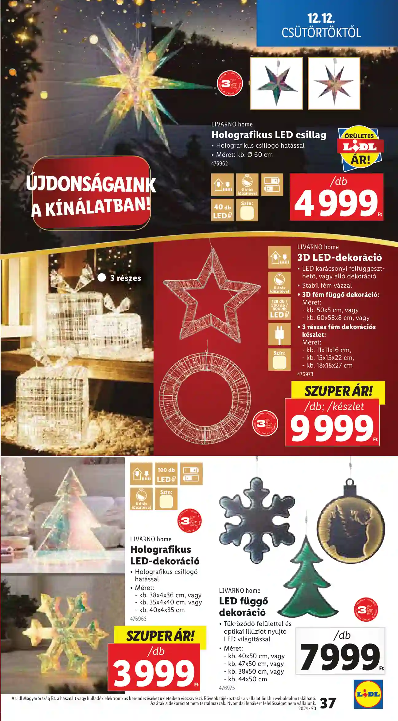 Lidl akciós újság 50. hét (Érvényes 12.12-től) (31 oldal)