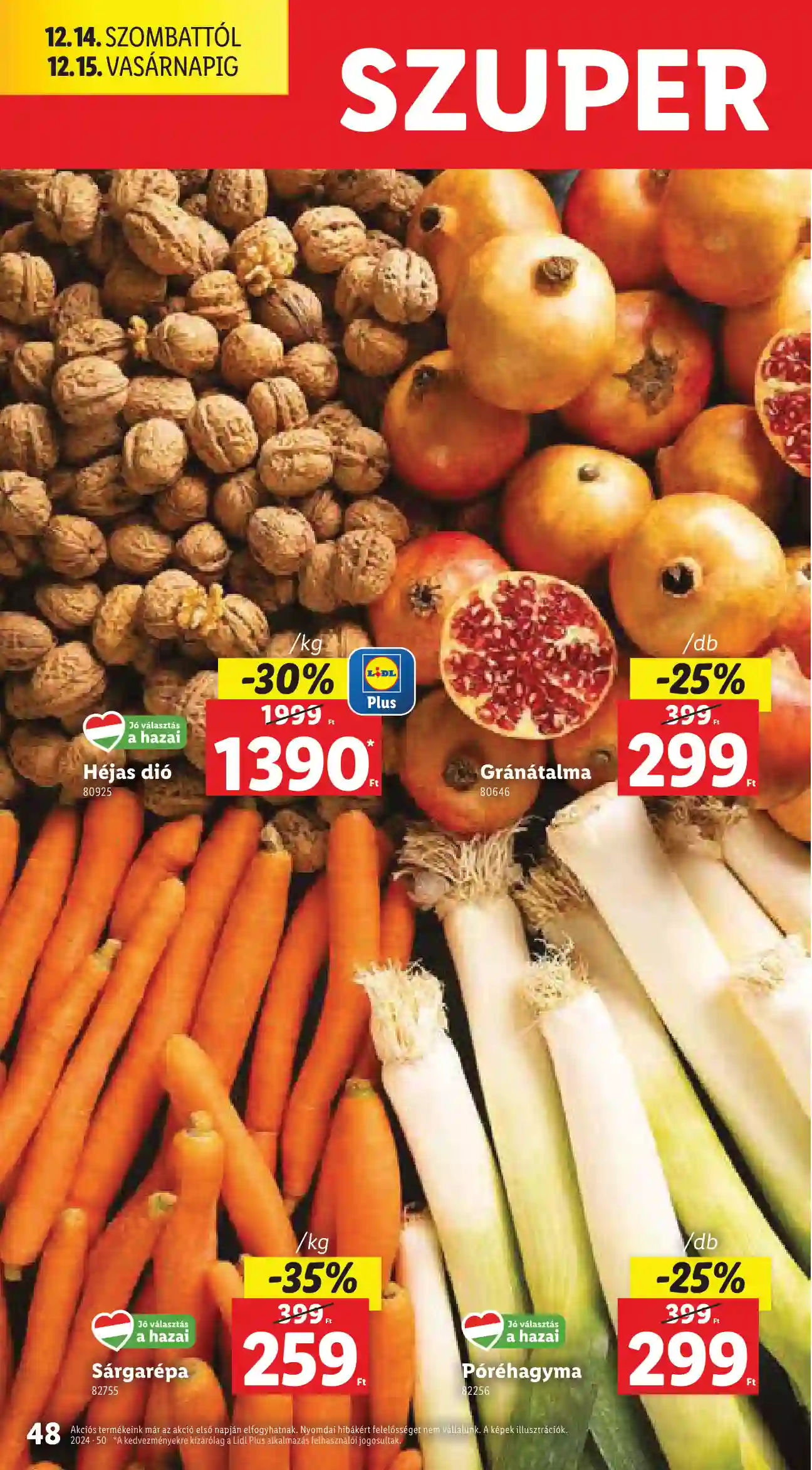 Lidl akciós újság 50. hét (Érvényes 12.12-től) (43 oldal)