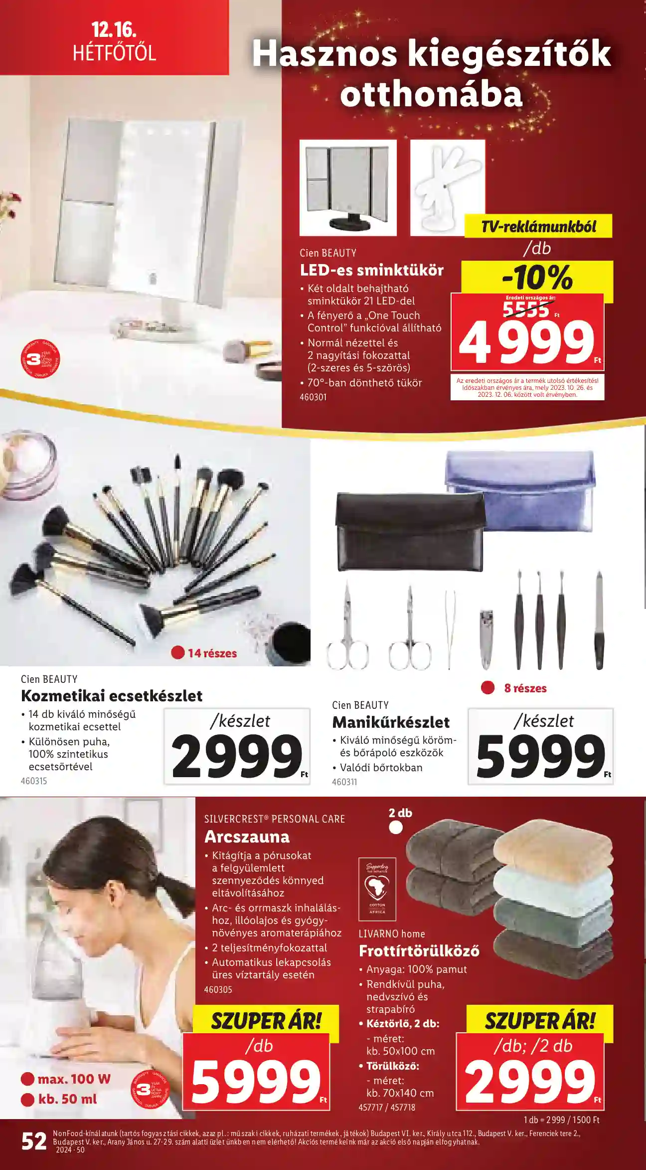 Lidl akciós újság 50. hét (Érvényes 12.12-től) (48 oldal)