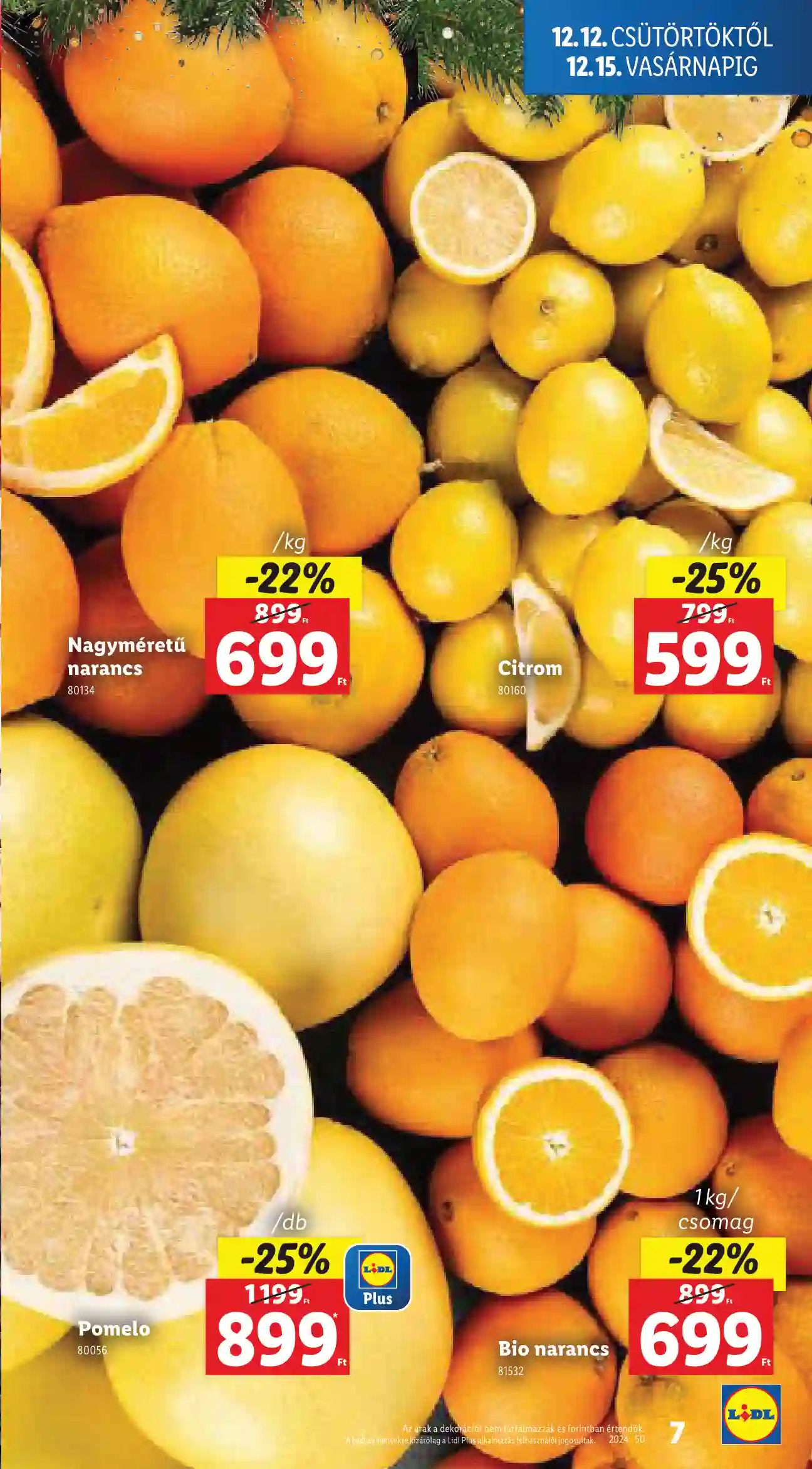 Lidl akciós újság 50. hét (Érvényes 12.12-től) (57 oldal)