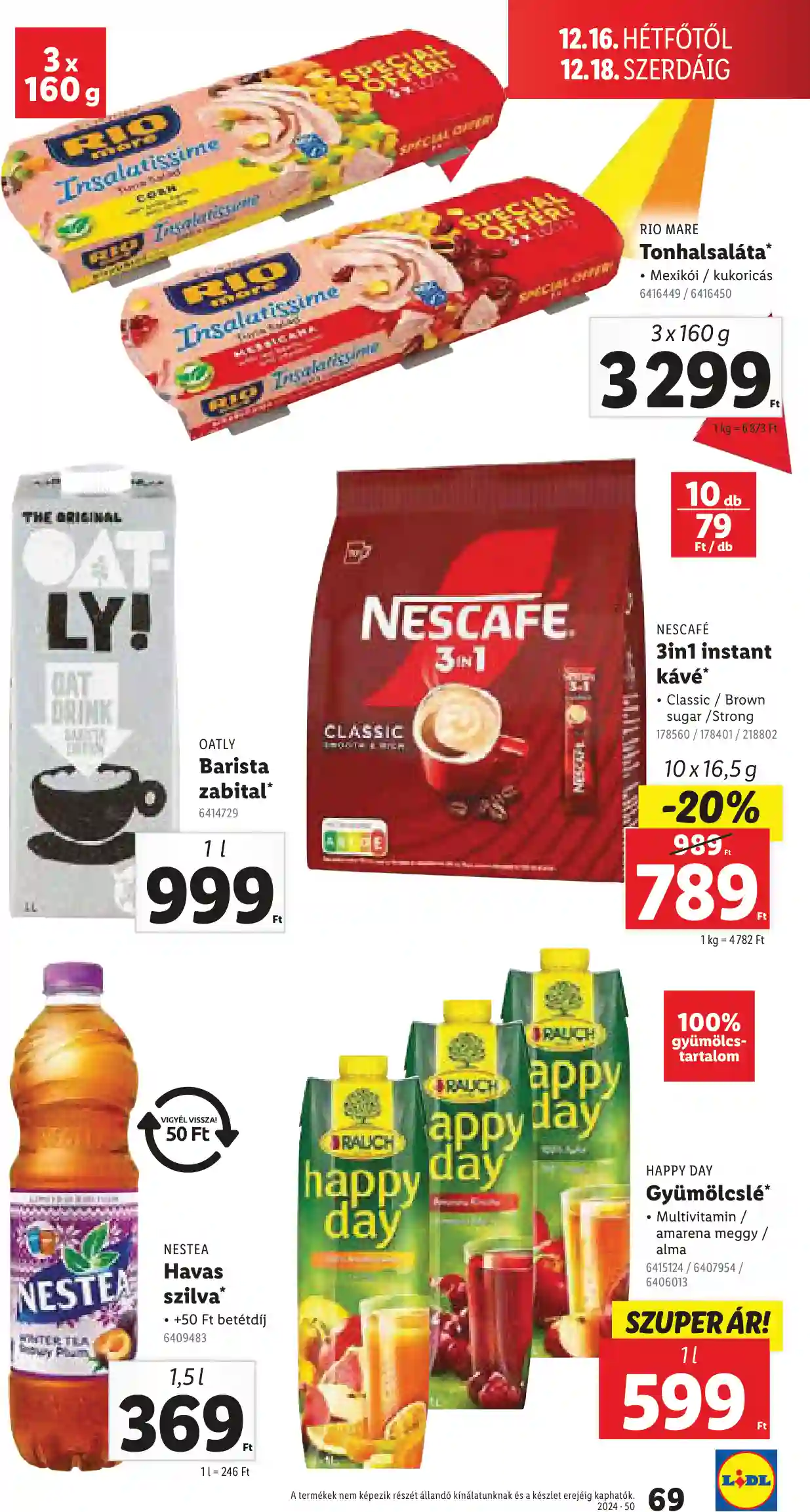 Lidl akciós újság 50. hét (Érvényes 12.12-től) (66 oldal)