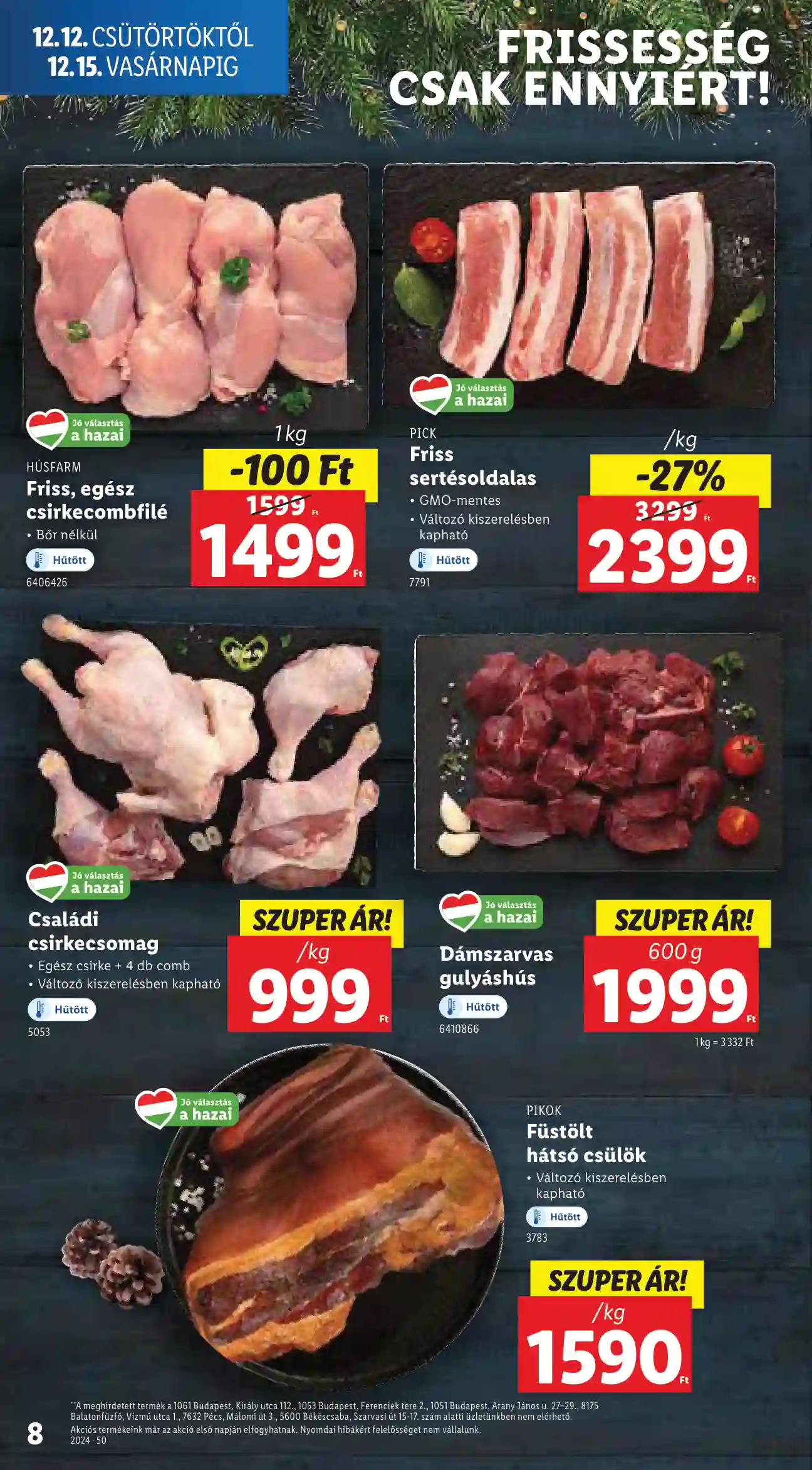 Lidl akciós újság 50. hét (Érvényes 12.12-től) (68 oldal)