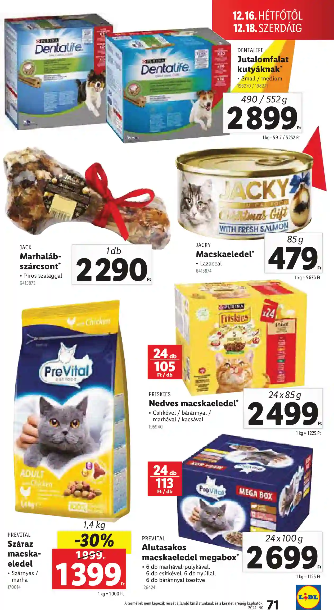 Lidl akciós újság 50. hét (Érvényes 12.12-től) (69 oldal)