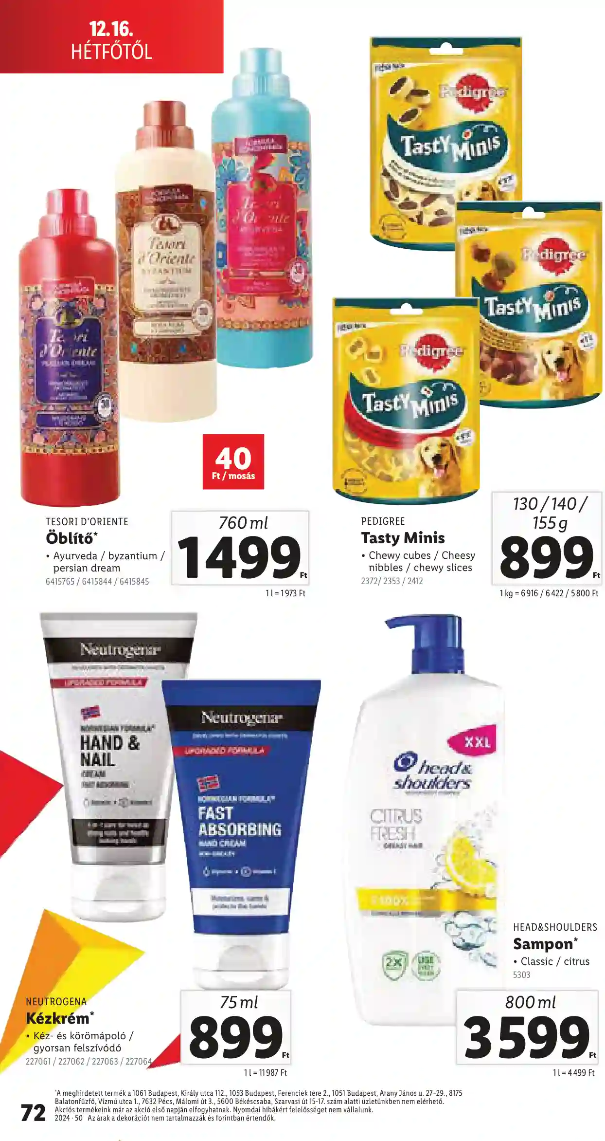 Lidl akciós újság 50. hét (Érvényes 12.12-től) (70 oldal)