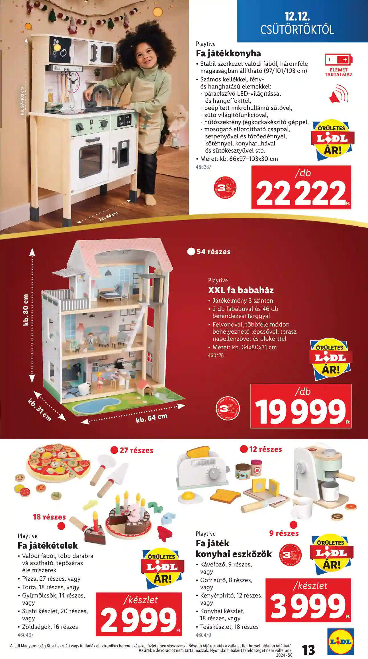 Lidl akciós újság 50. hét (Érvényes 12.12-től) (5 oldal)