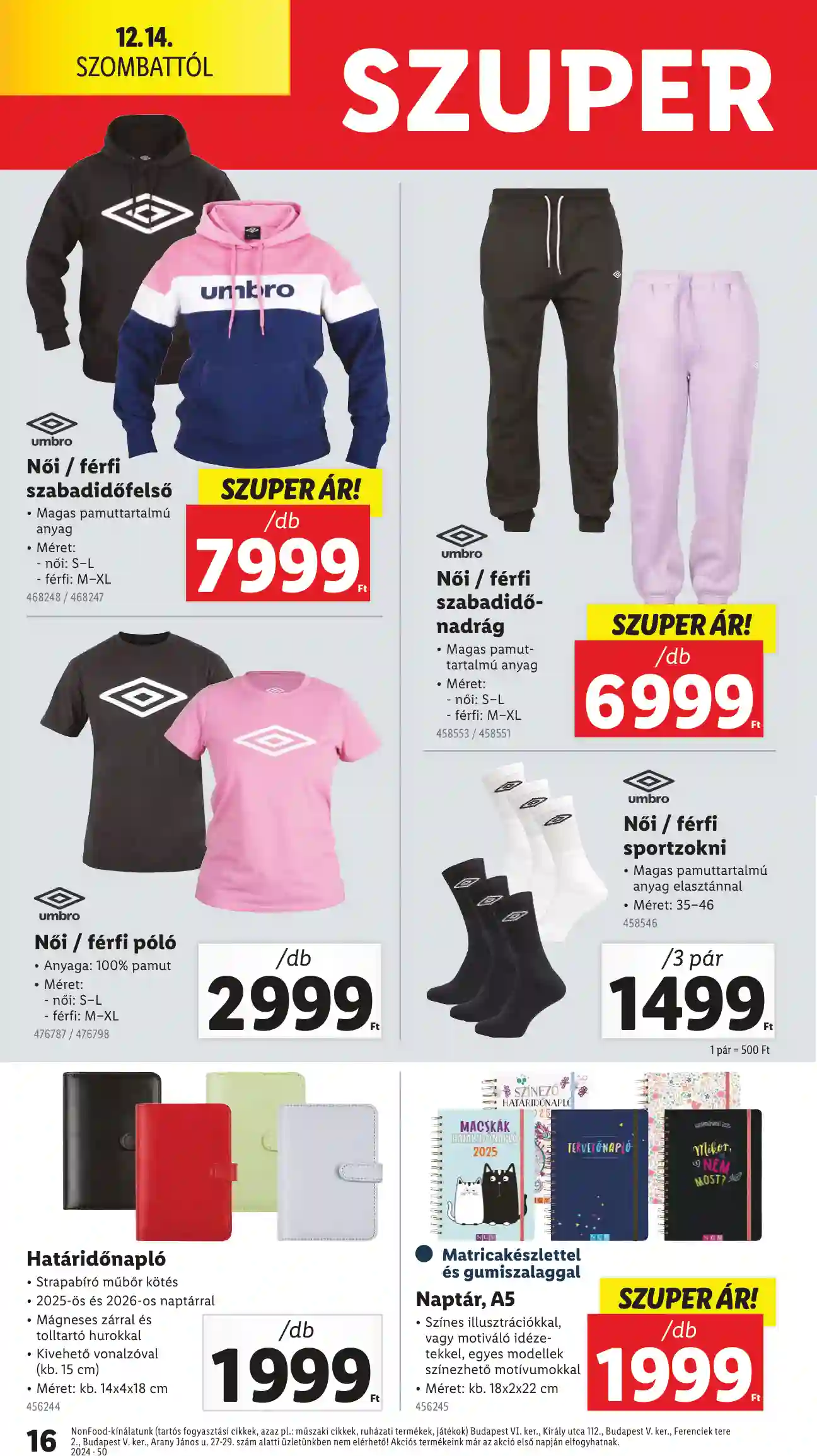 Lidl akciós újság 50. hét (Érvényes 12.12-től) (8 oldal)