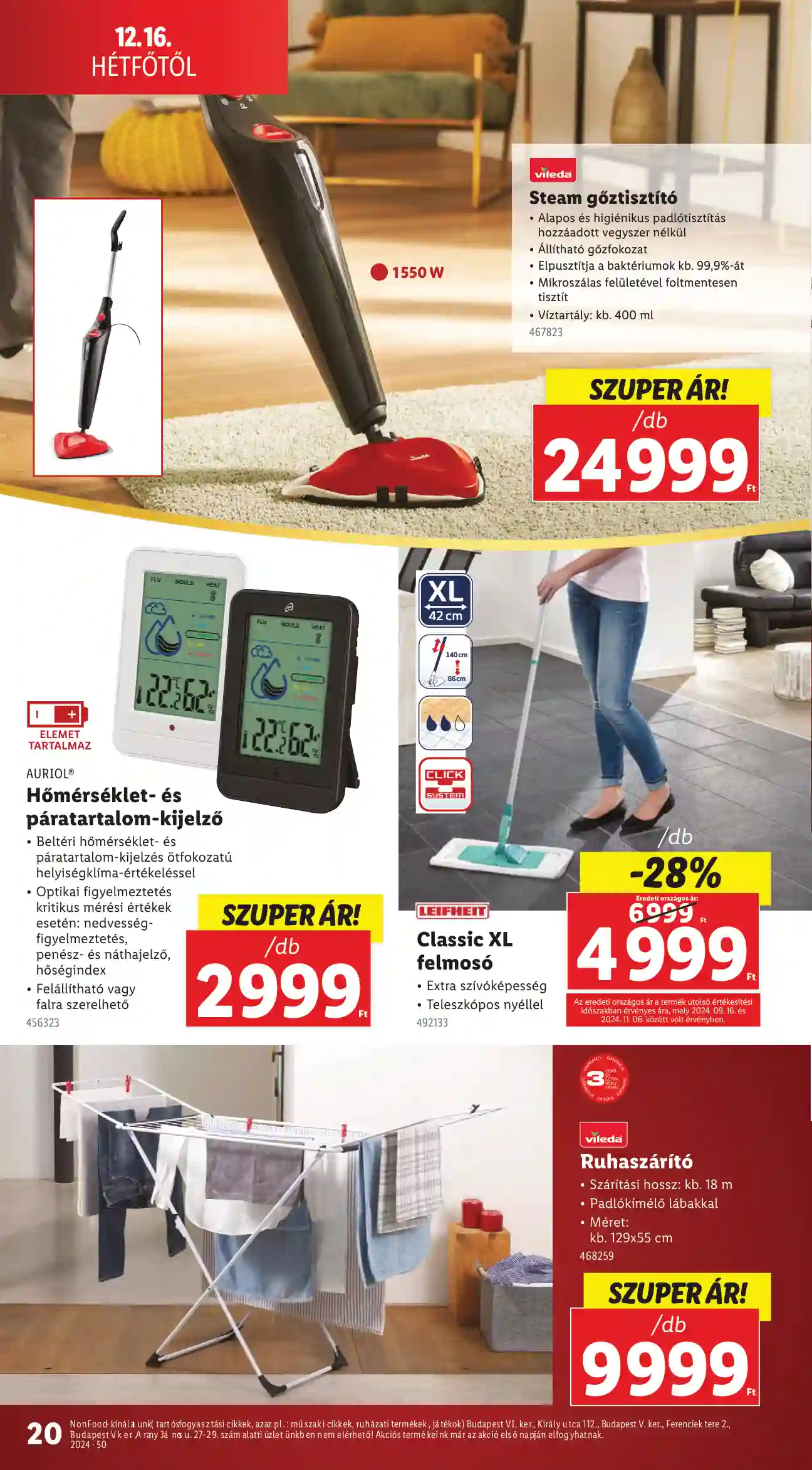 Lidl akciós újság 50. hét (Érvényes 12.12-től) (12 oldal)