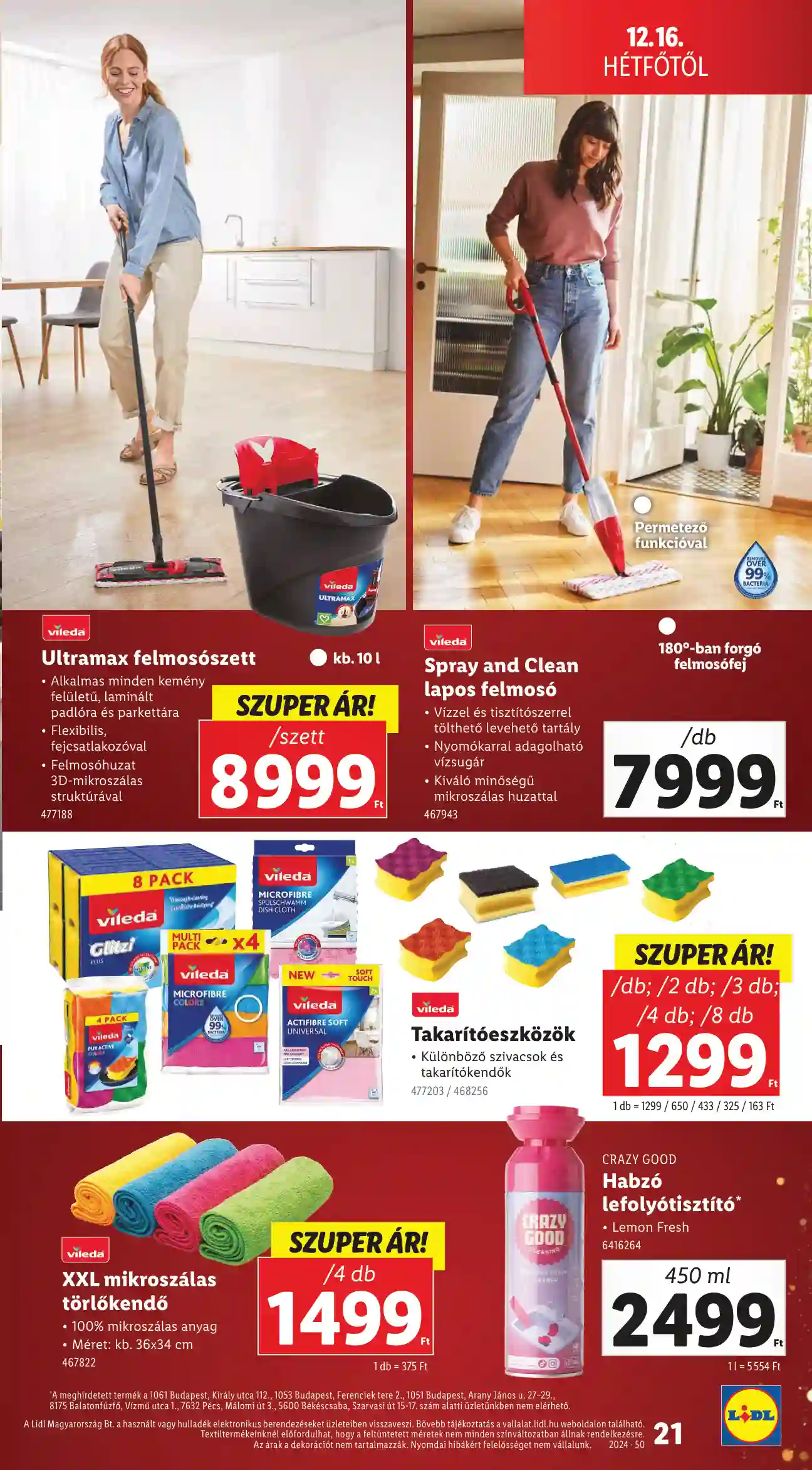 Lidl akciós újság 50. hét (Érvényes 12.12-től) (14 oldal)